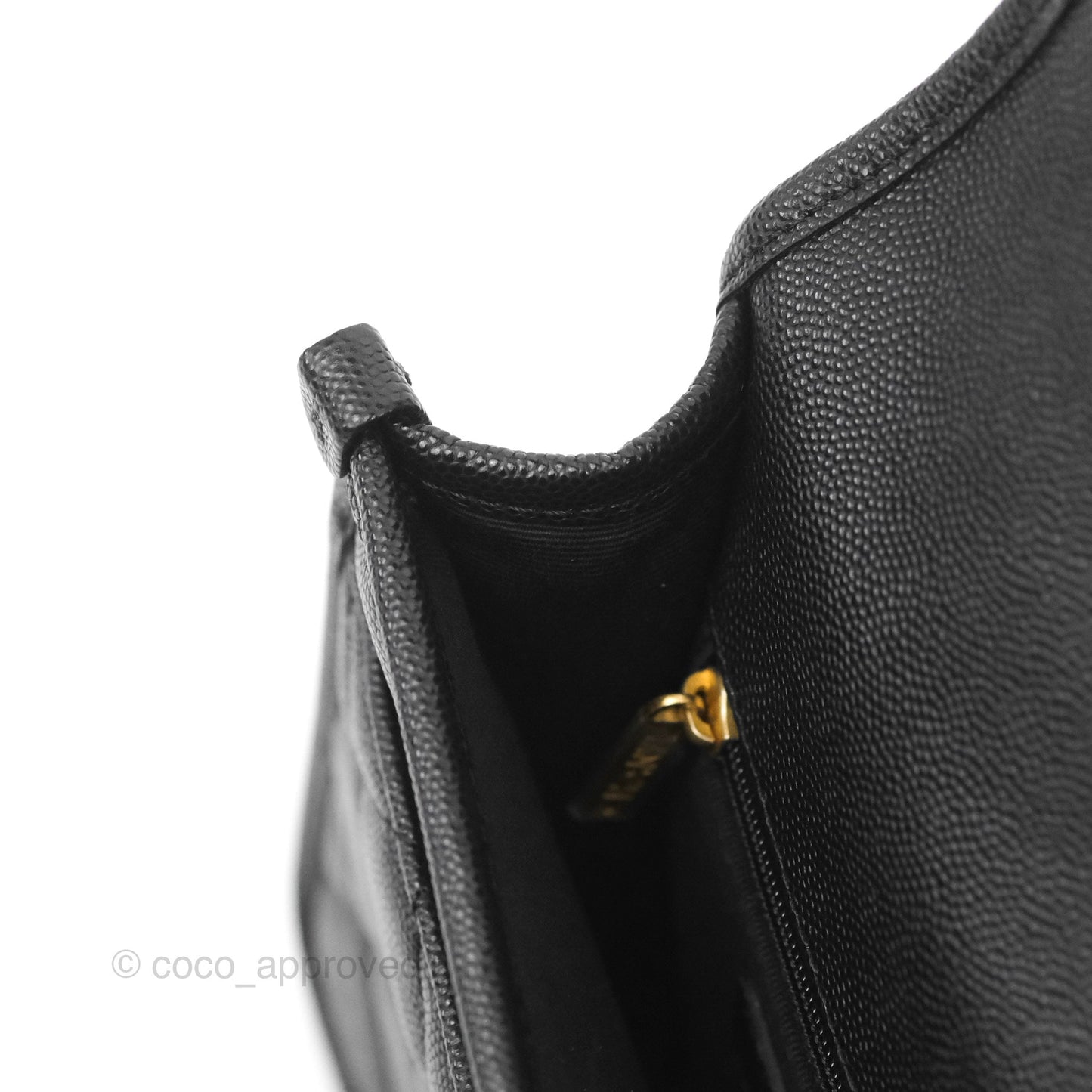 Chanel Mini School Memory Top Handle Flap Bag Black Caviar Aged Gold Hardware