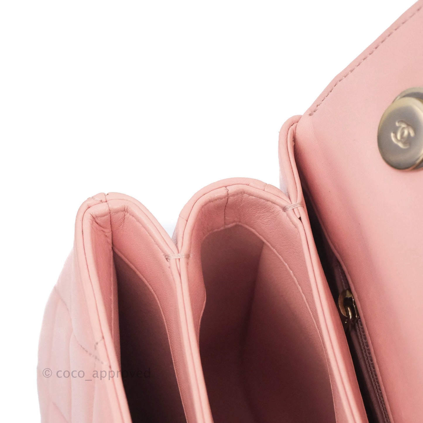 Chanel Small Trendy CC Pink Lambskin Gold Hardware