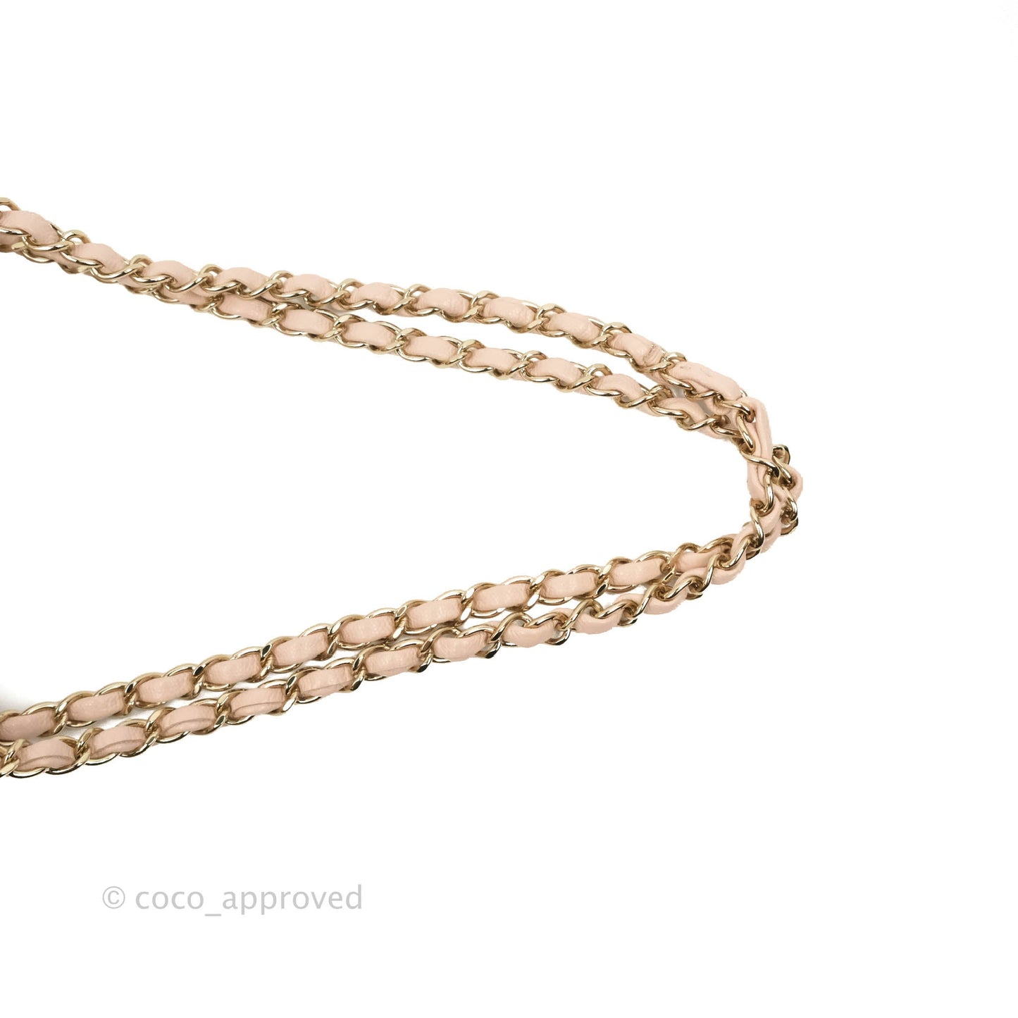 Chanel Small Classic Quilted Flap Rose Clair Pink Caviar Gold Hardware 21C