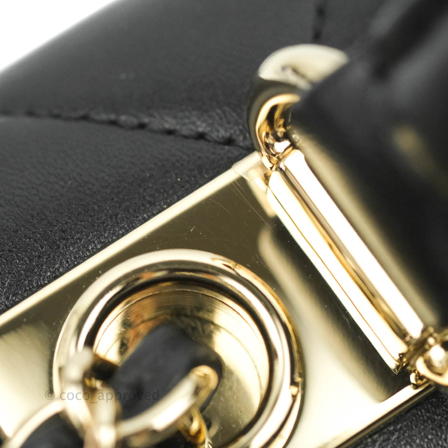 Chanel Trendy CC Small Black Lambskin Gold Hardware