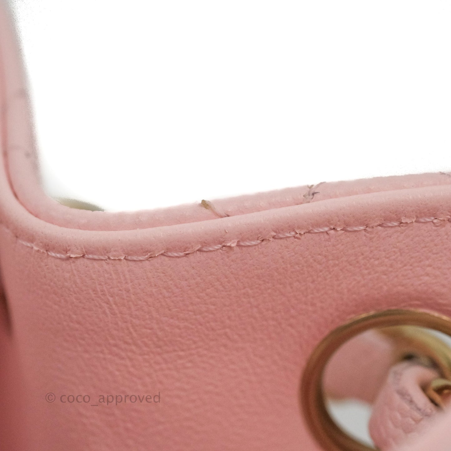 Chanel Quilted Mini Bucket Bag Light Pink Caviar Gold Hardware