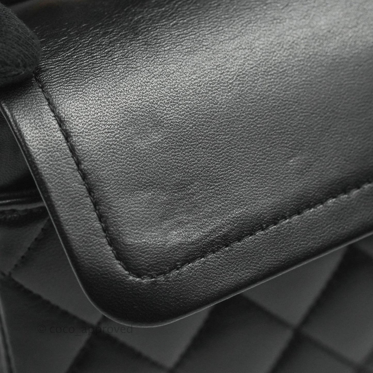 Chanel Classic Small S/M Flap Black Lambskin Rose Pink-Gold Hardware