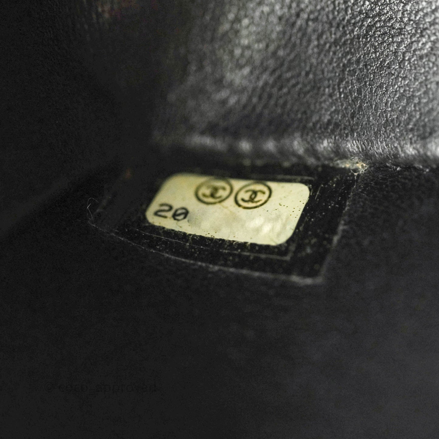 Chanel Small Boy Black Stingray Ruthenium Hardware