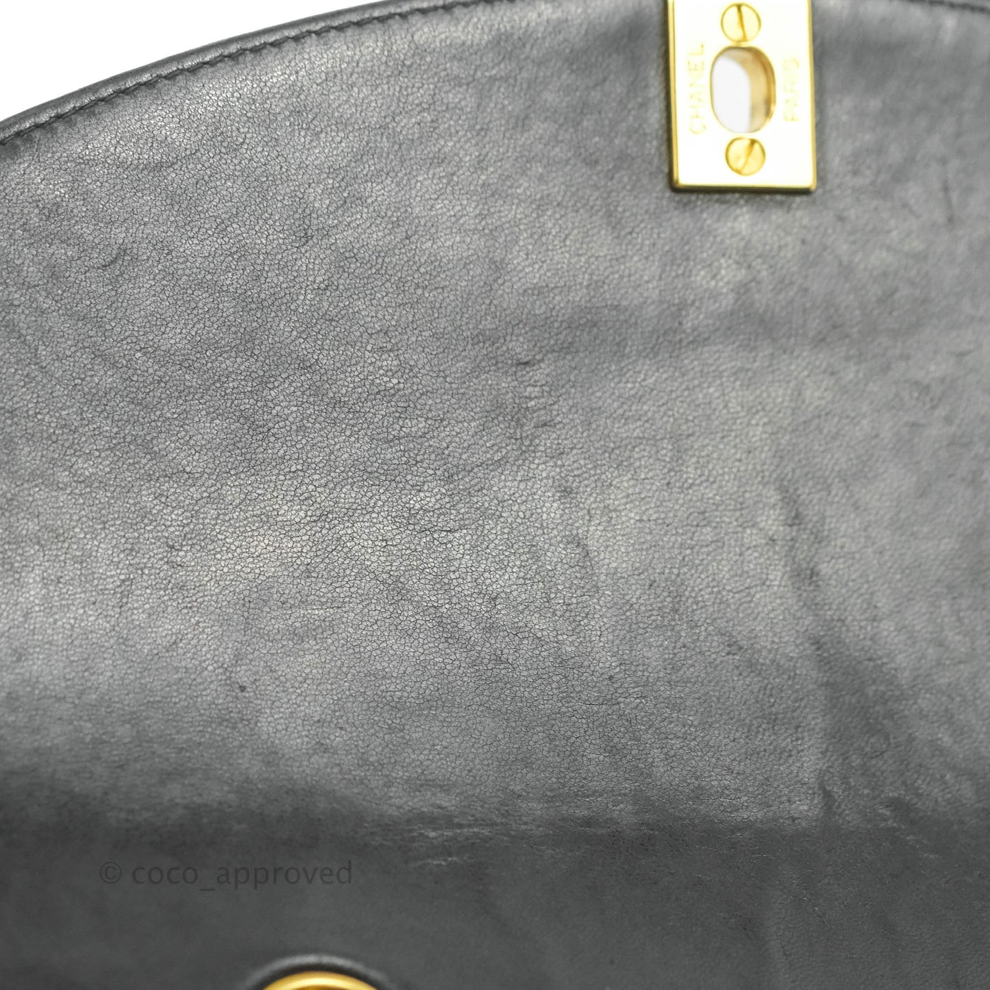 Chanel Vintage Small Classic Diana Flap Bag Black Lambskin 24K Gold Hardware