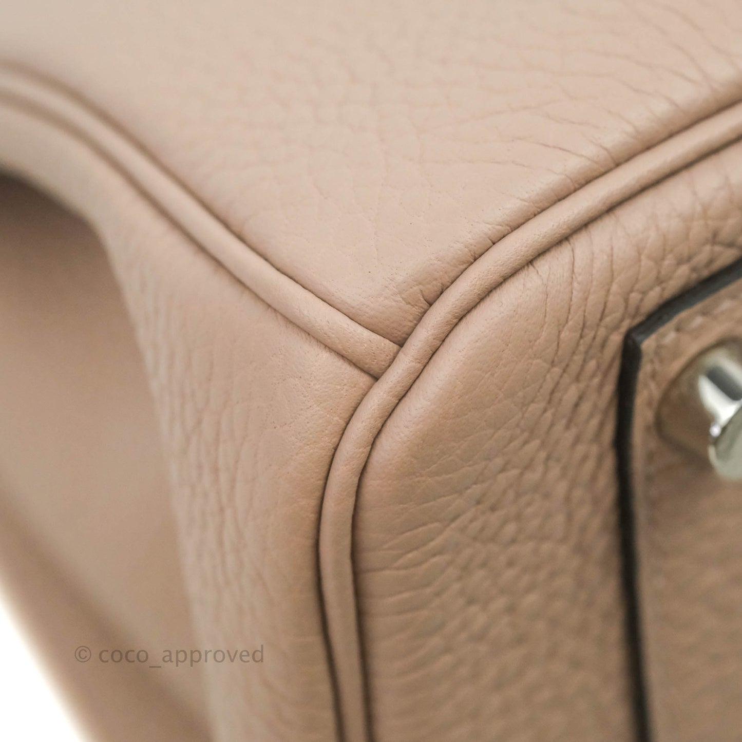 Hermès Birkin 30 Glycine Clemence Palladium Hardware