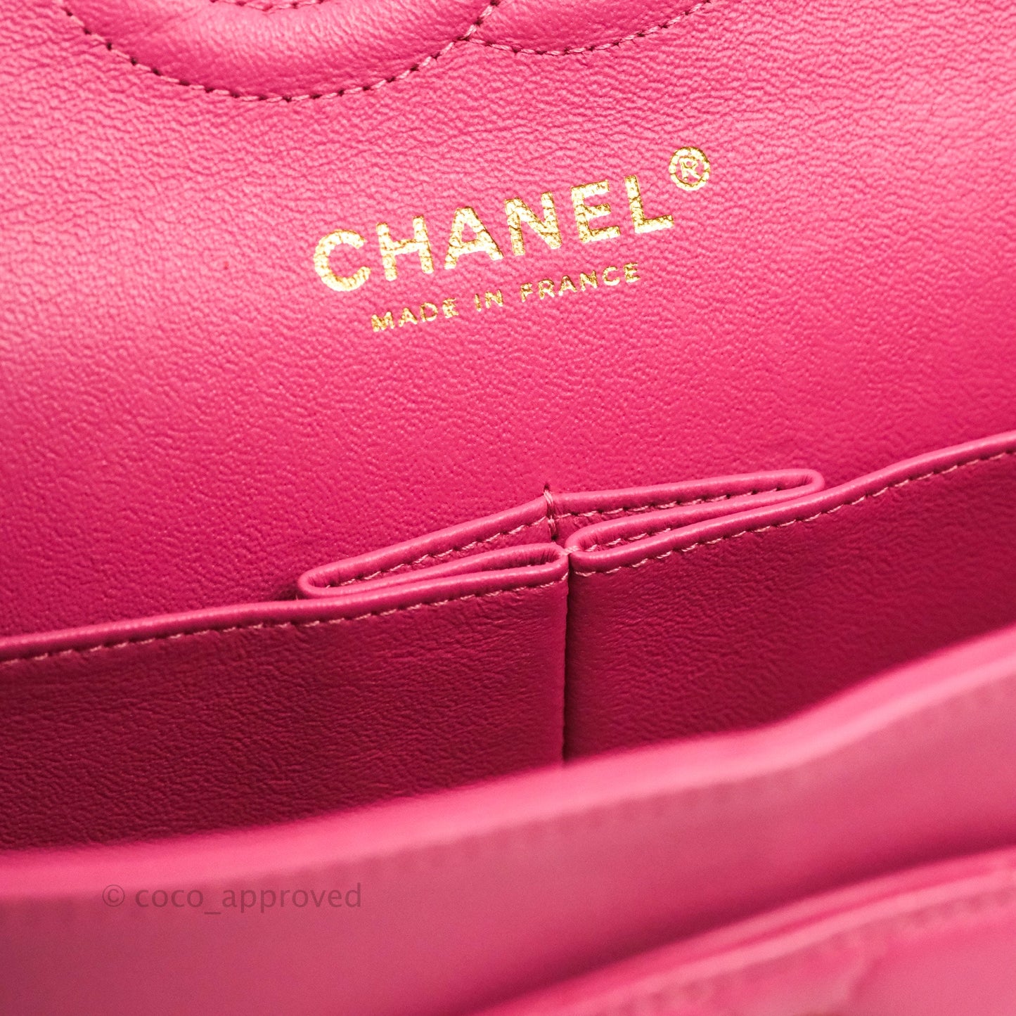 Chanel Classic M/L Medium Double Flap Pink Lambskin Matte Gold Hardware
