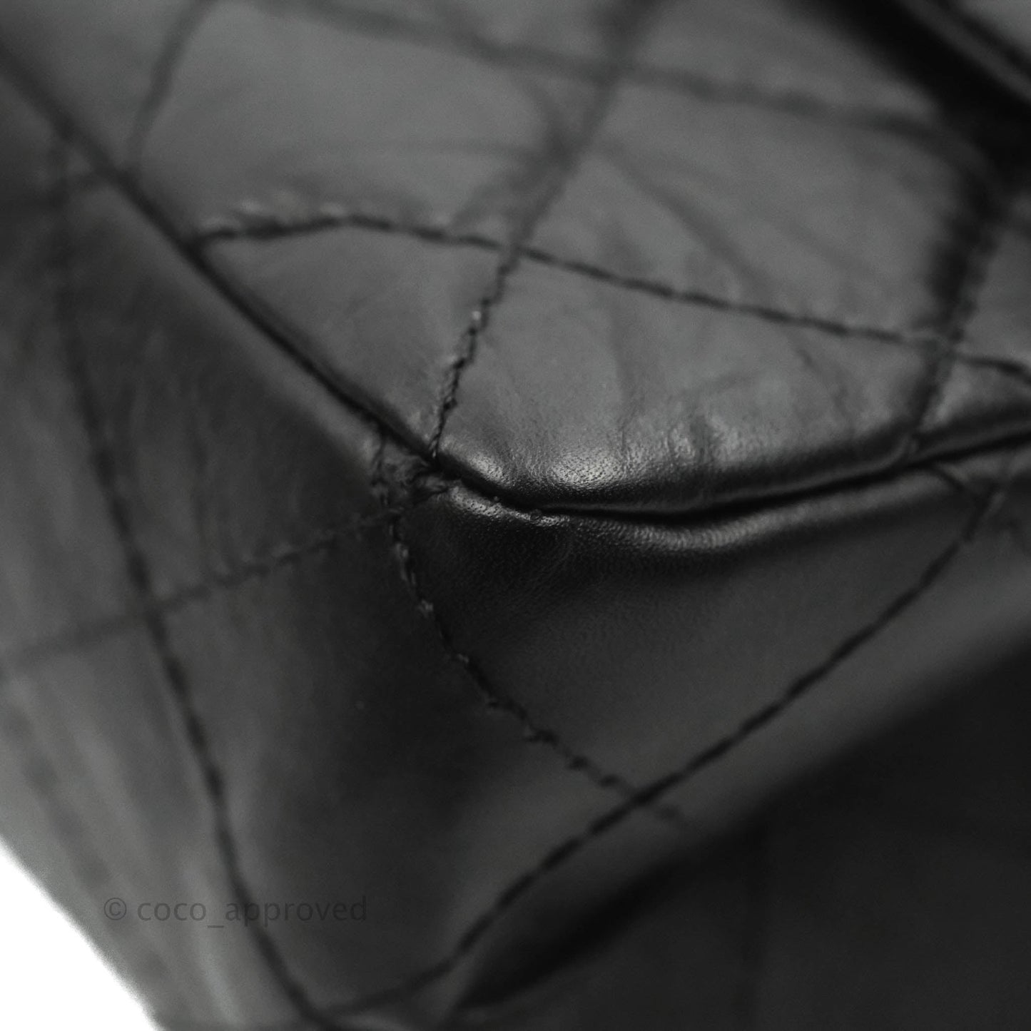Chanel Reissue Quilted Aged Calfskin Black Ruthenium Hardware 227