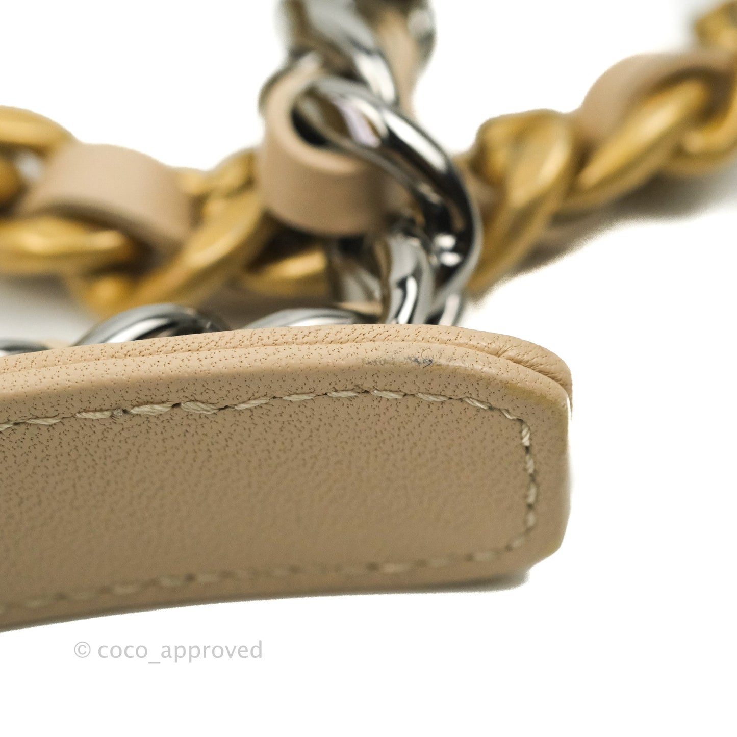 Chanel 19 Small Beige Mixed Hardware