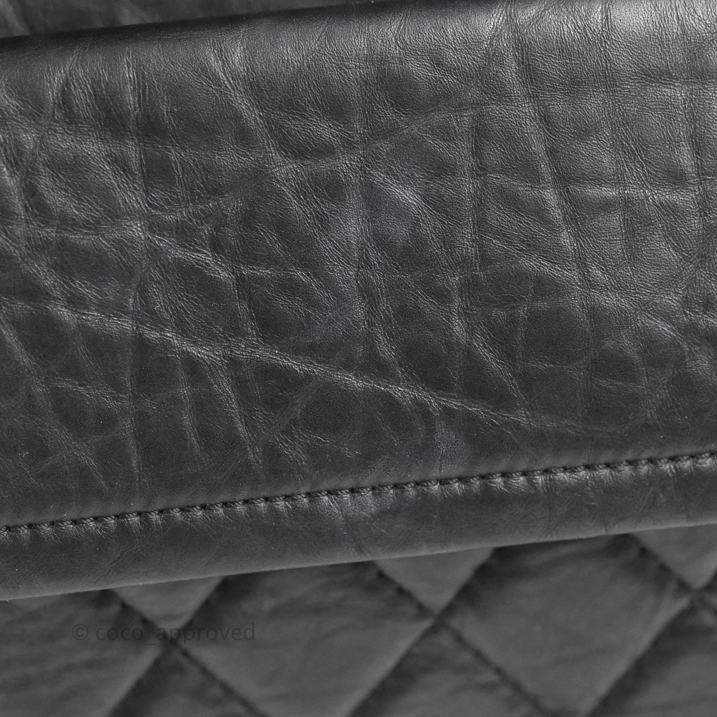 Chanel Reissue 226 Quilted Flap Black Aged Calfskin Ruthenium Hardware
