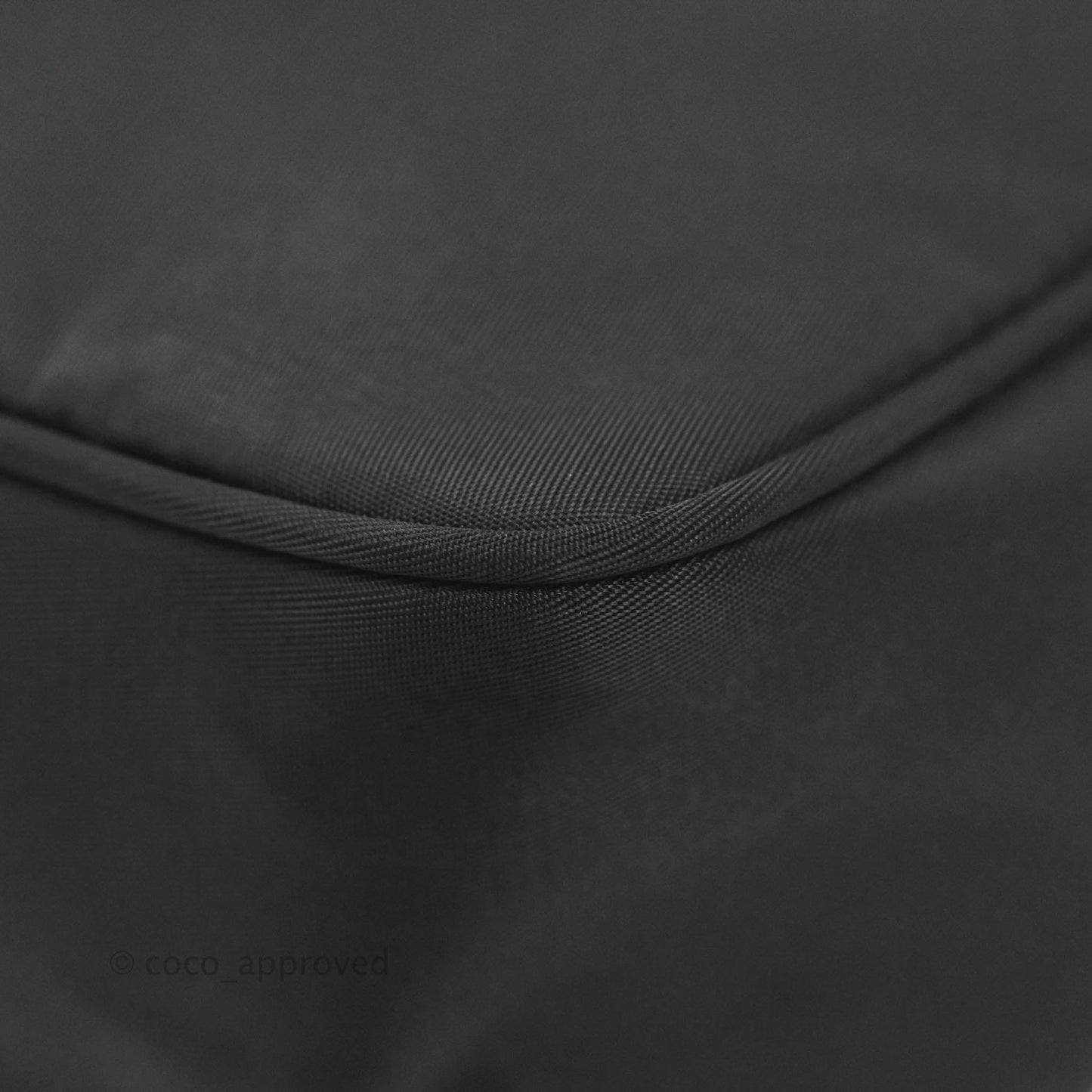 Prada Vintage Nylon Bag Black Silver Hardware