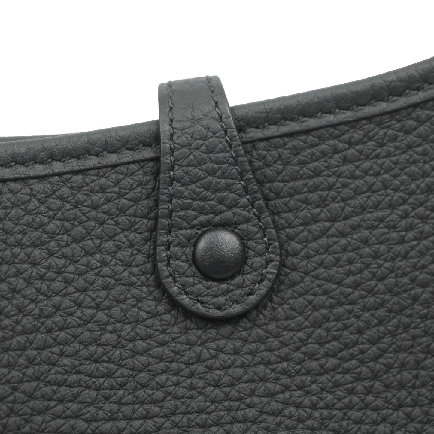 Hermès Clemence Mini Evelyne TPM Black Gold Hardware