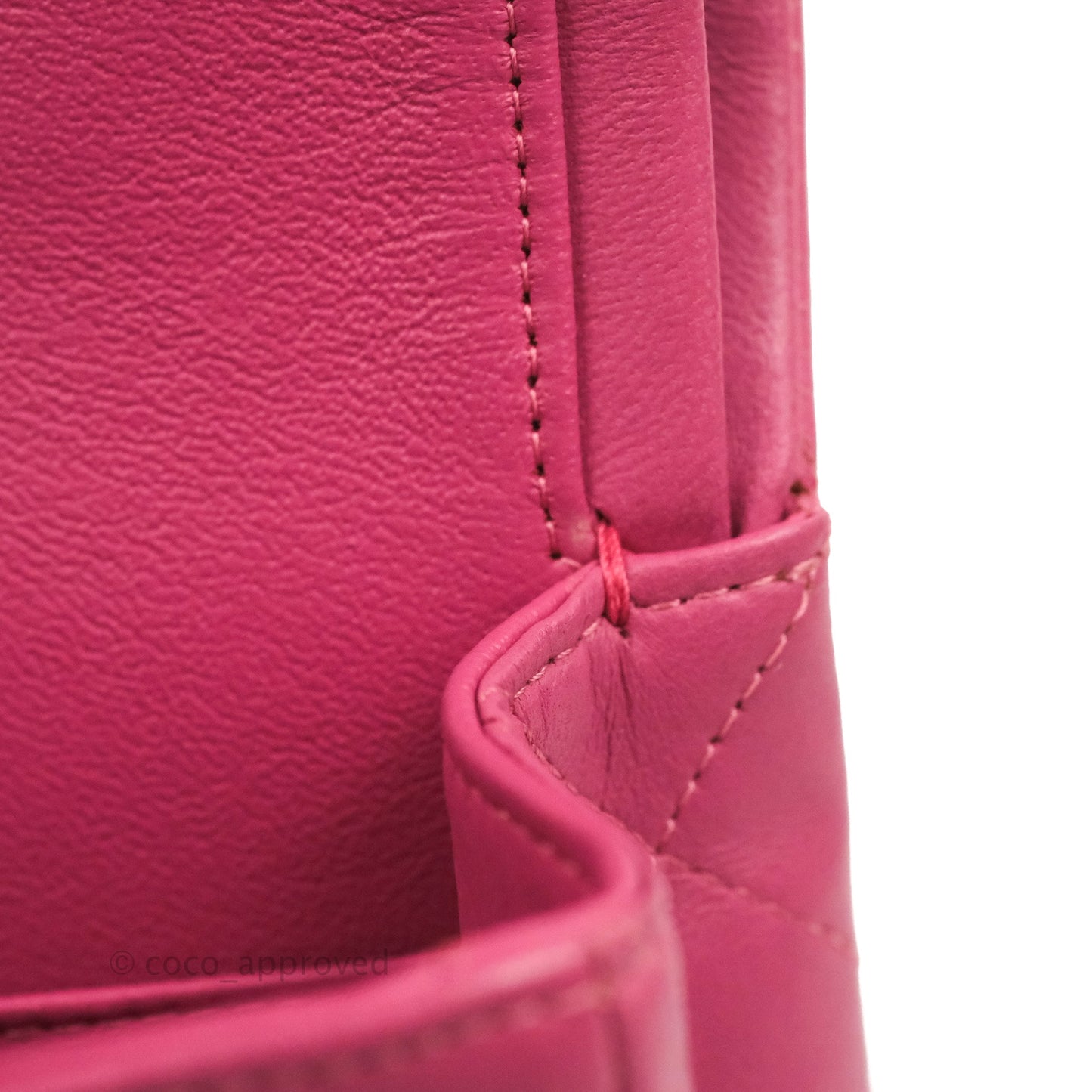 Chanel Classic M/L Medium Double Flap Pink Lambskin Matte Gold Hardware