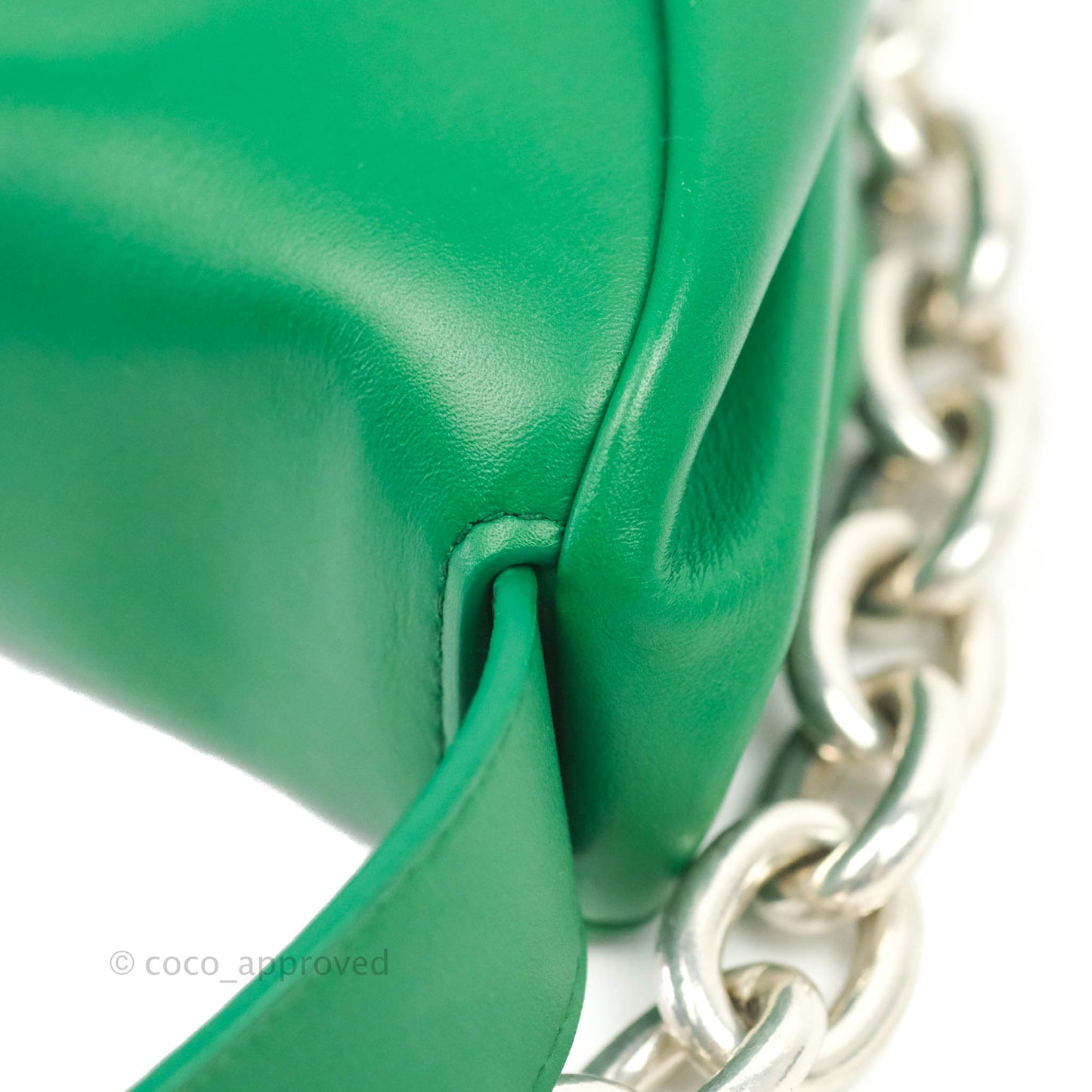 Bottega Veneta Nappa The Belt Chain Pouch Green