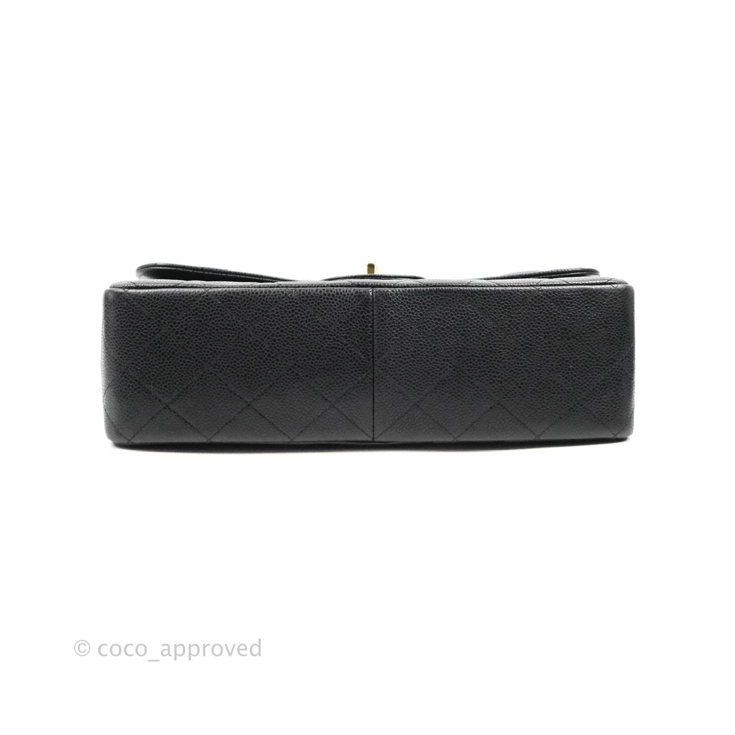 Chanel Jumbo Double Flap Black Caviar Gold Hardware⁣⁣