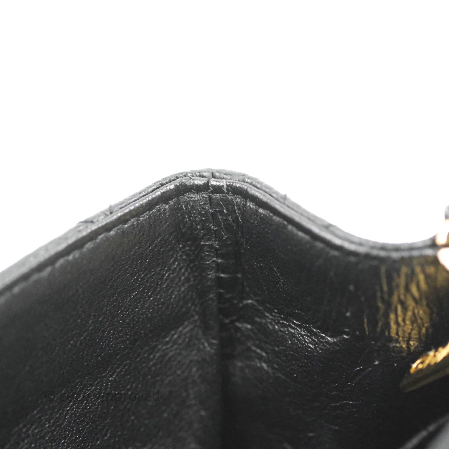 Chanel Quilted Mini Square Flap Bag Black Caviar 24K Gold Hardware
