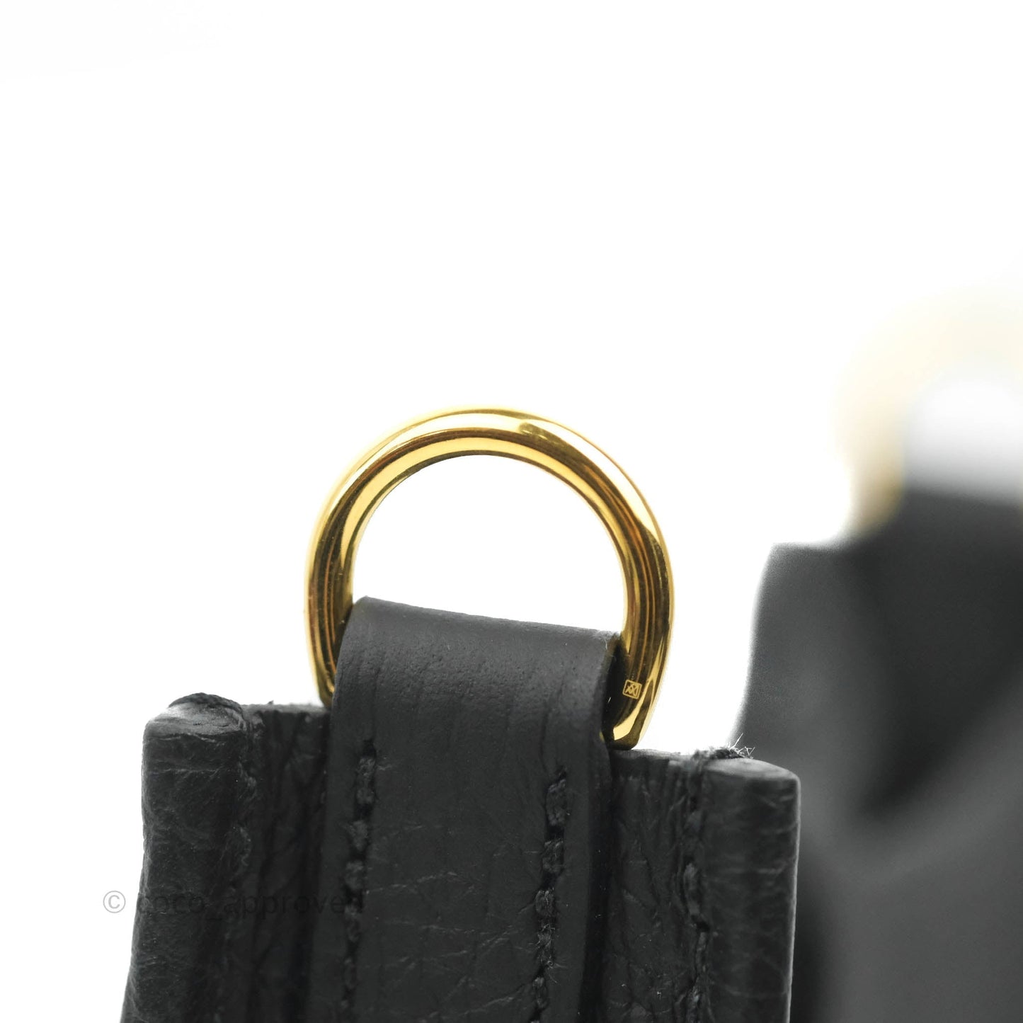Hermès Clemence Mini Evelyne TPM Black Gold Hardware