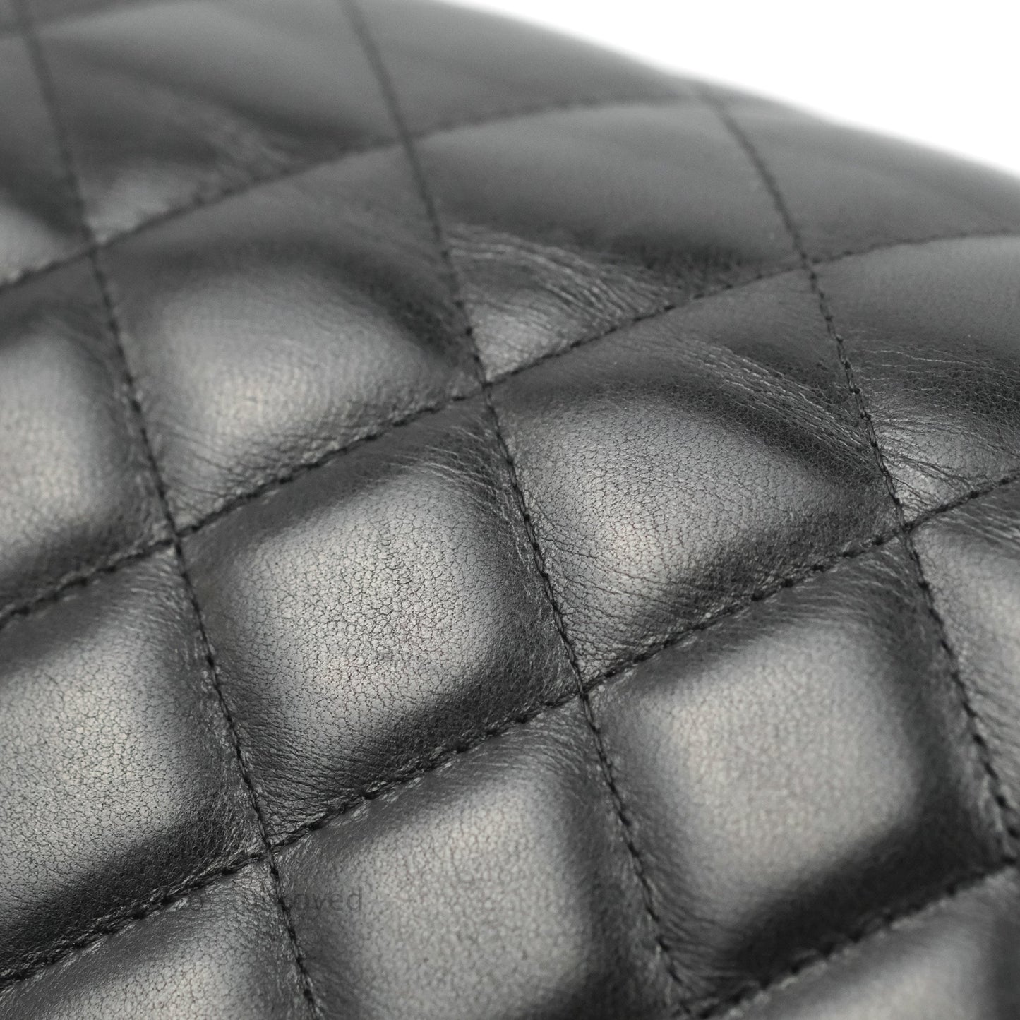 Chanel Jumbo Double Flap Black Lambskin Silver Hardware⁣⁣