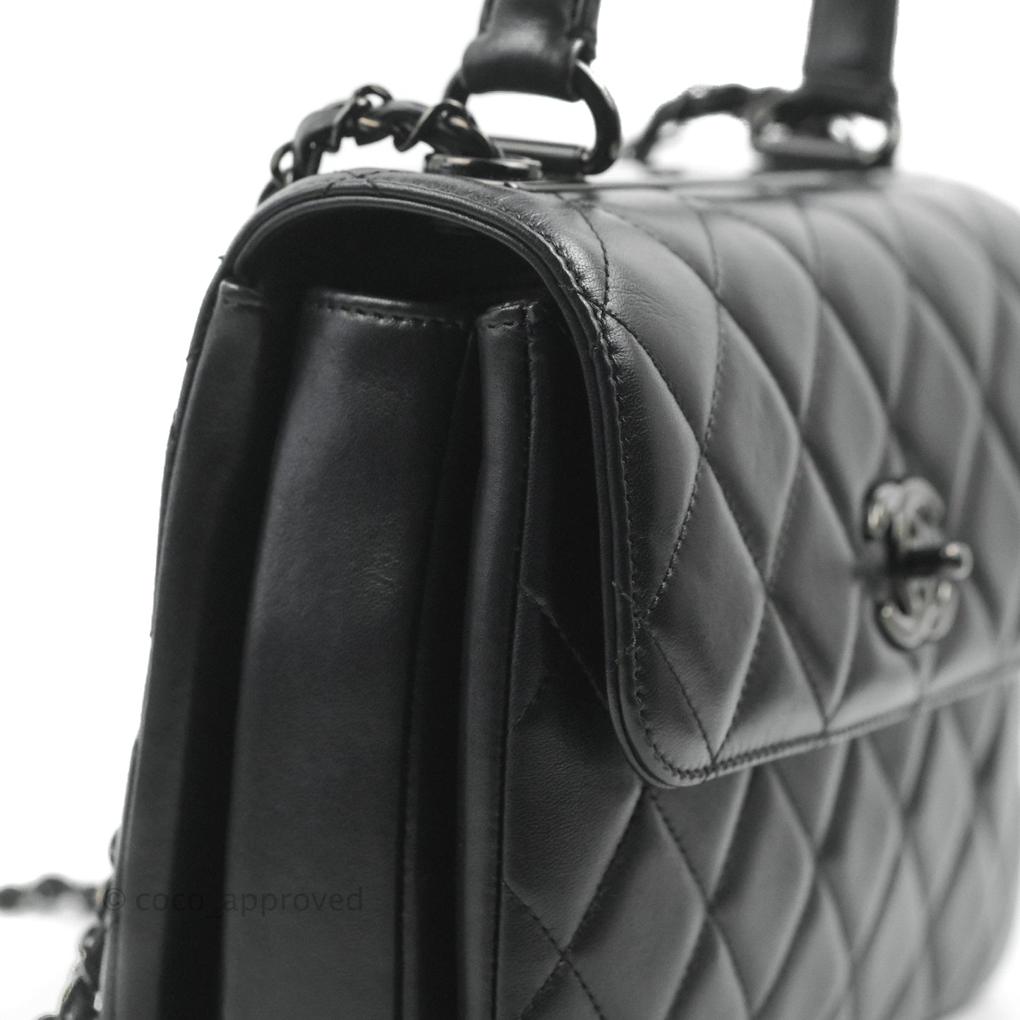 Chanel Trendy CC Small So Black Lambskin