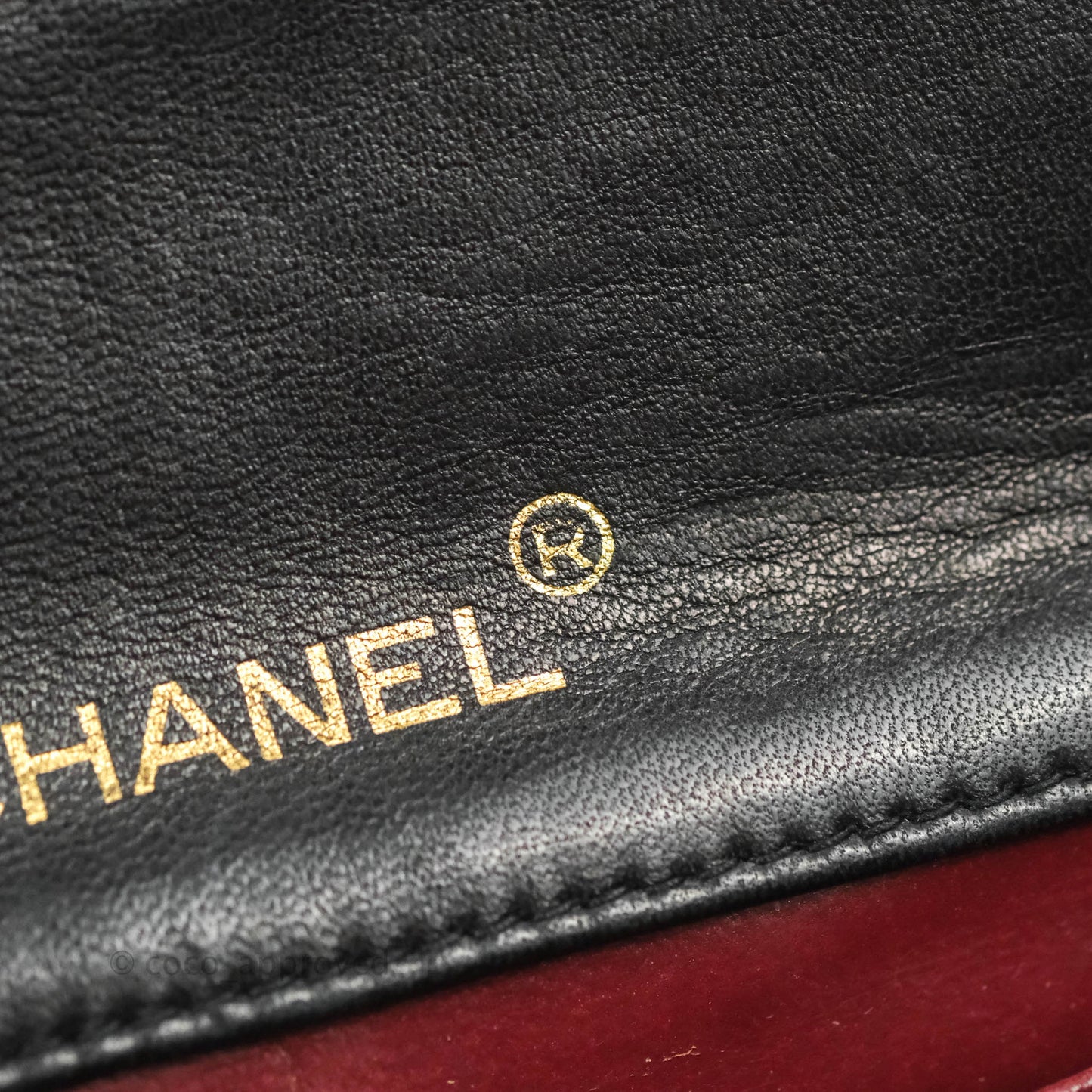 Chanel Vintage Small Single Full Flap Bag Black Lambskin 24K Gold Hardware