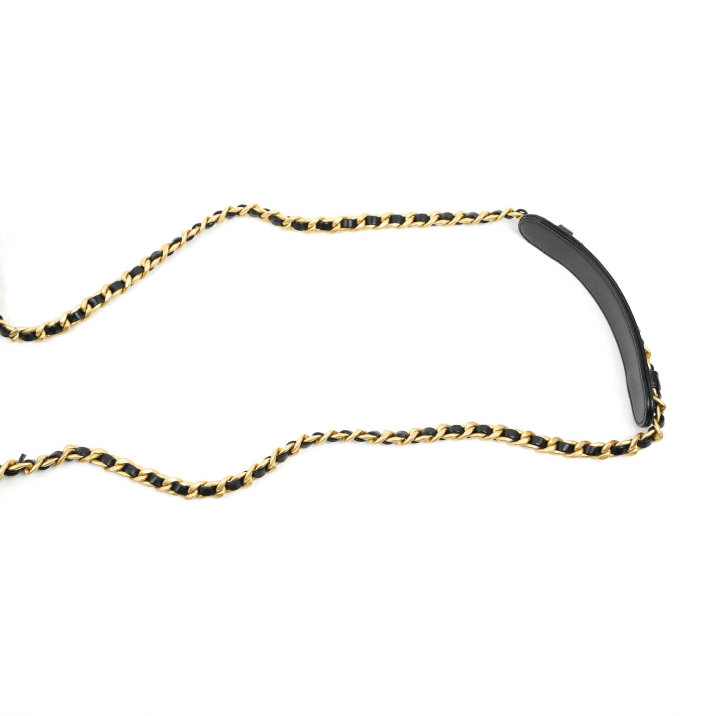 Chanel Mini Flap Bag Black Calfskin Aged Gold Hardware 21B