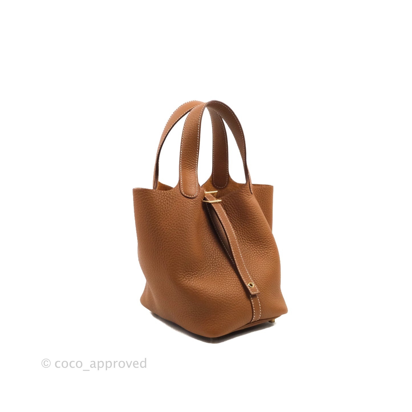 Hermès Picotin Lock 18 PM Gold Clemence Gold Hardware