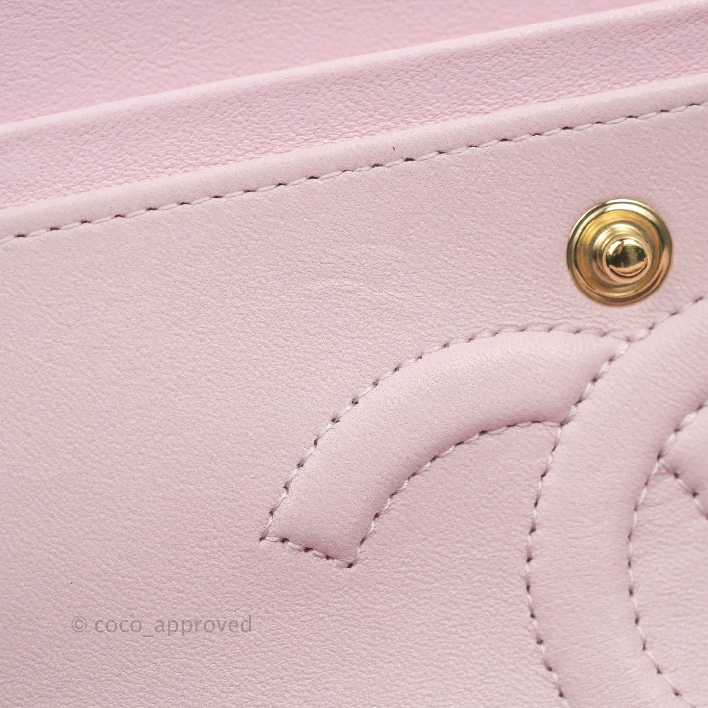 Chanel Classic M/L Medium Quilted Double Flap Bag Pink Tweed Gold Hardware