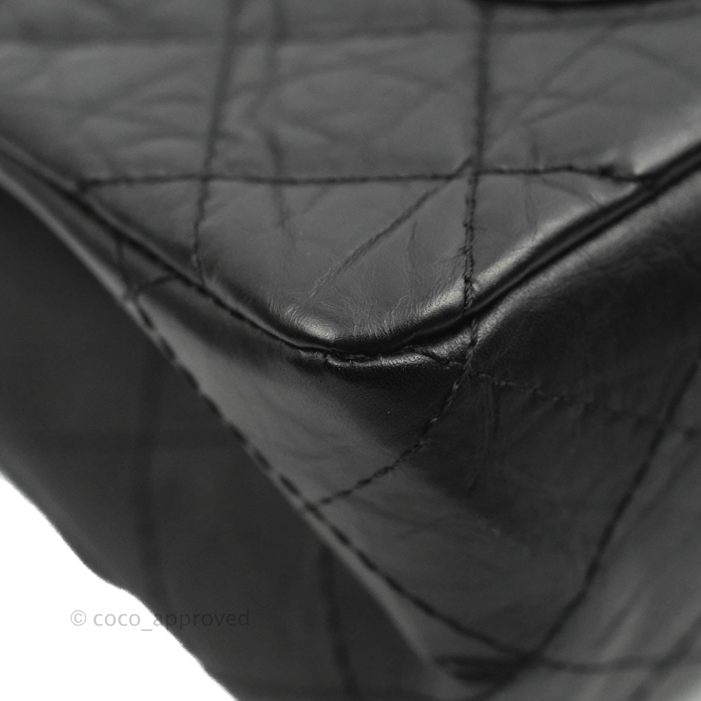 Chanel Reissue Quilted Aged Calfskin Black Ruthenium Hardware 227