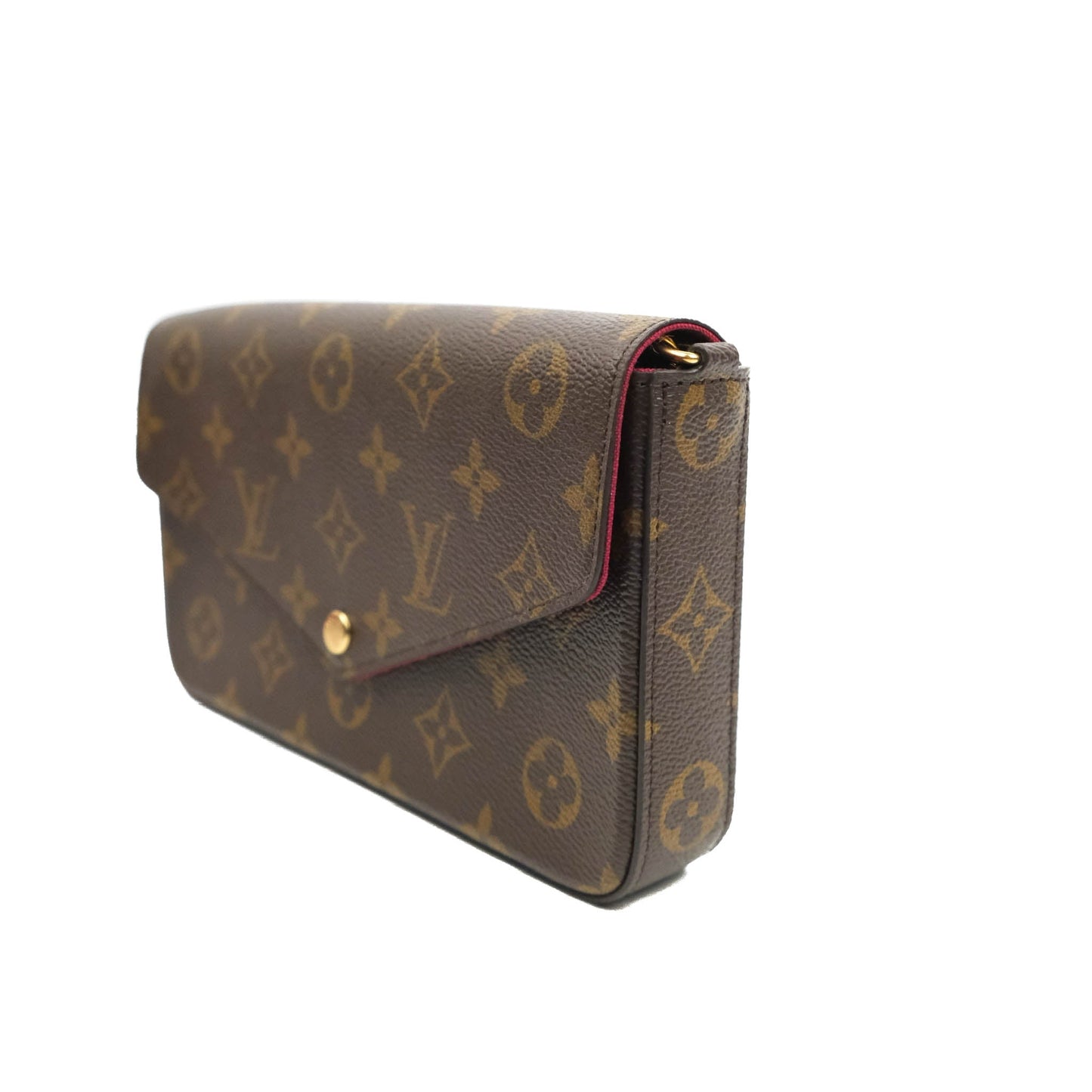 Louis Vuitton Félicie Pochette Monogram Canvas Fuchsia Pink