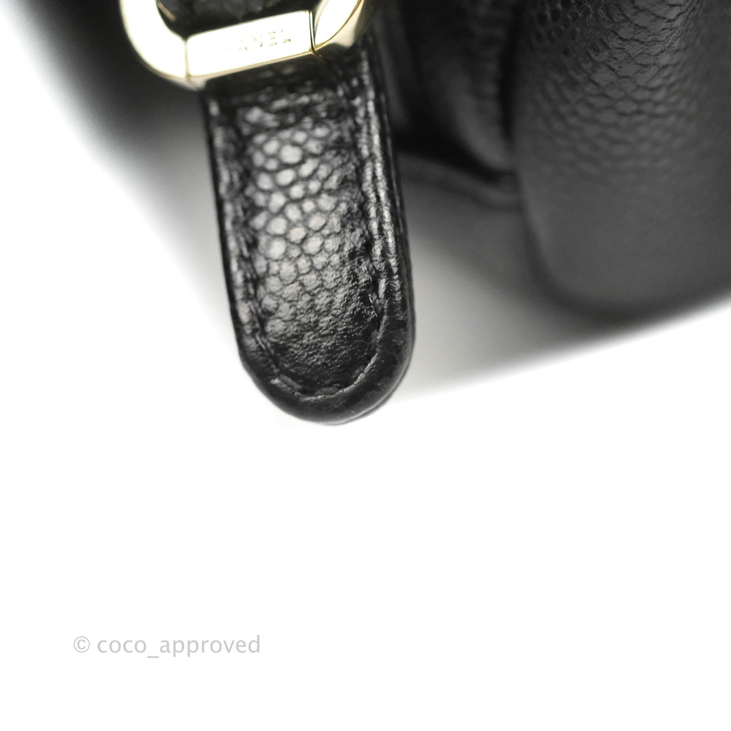 Chanel Quilted Business Affinity Backpack Black Caviar Gold Hardware