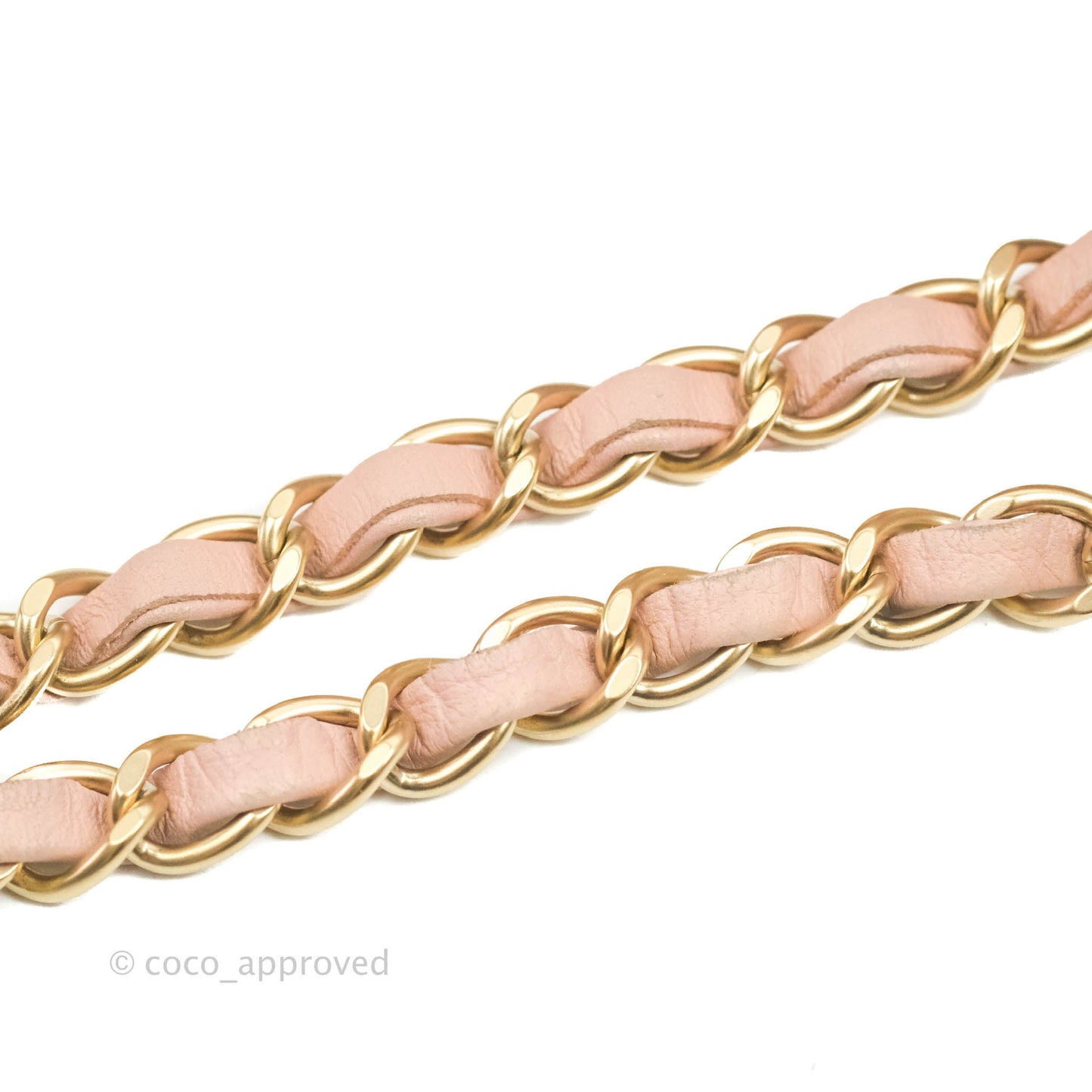 Chanel Classic M/L Medium Flap Quilted Light Pink Lambskin Matte Gold Hardware