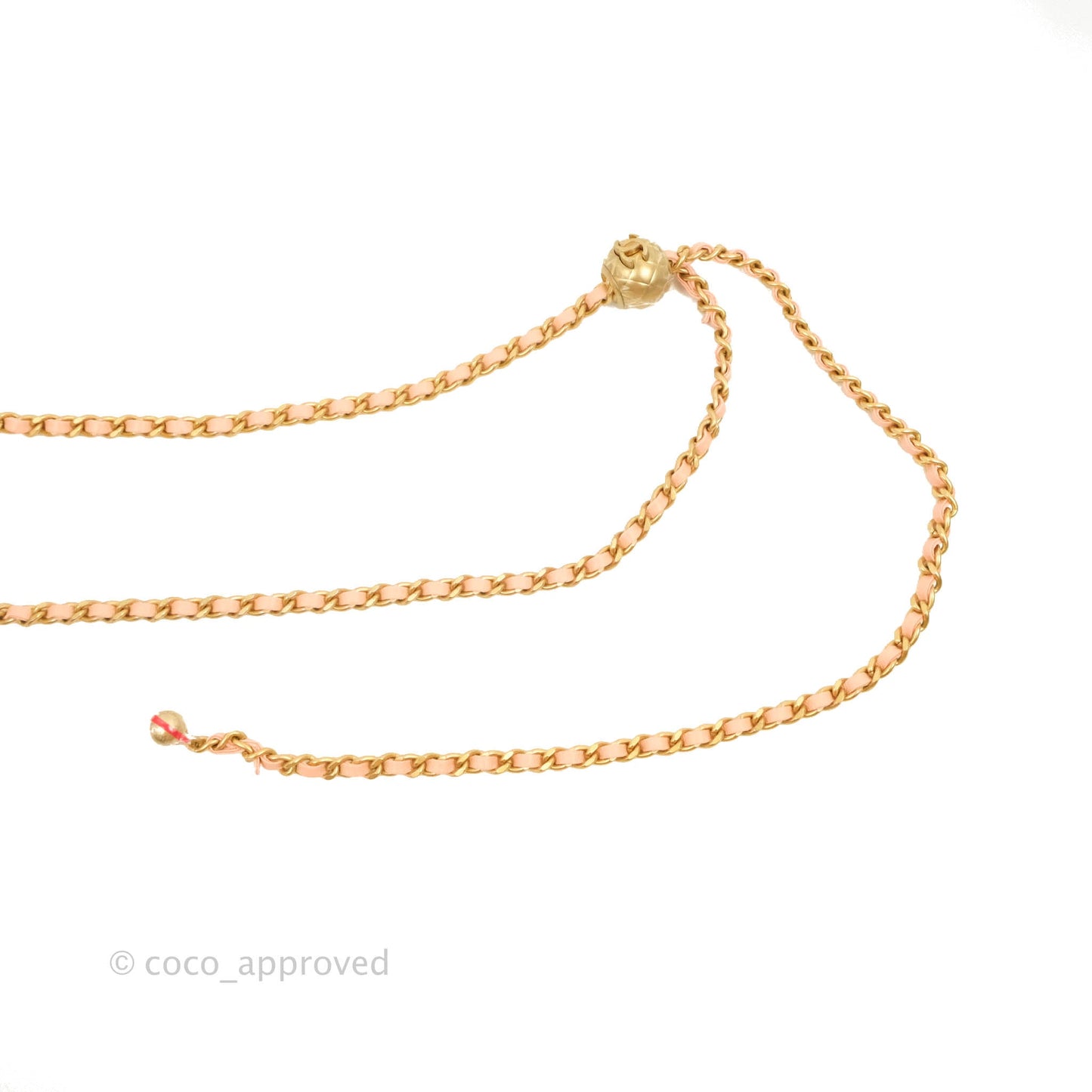 Chanel Classic Mini Pearl Crush Vanity With Chain Pink Lambskin Aged Gold Hardware
