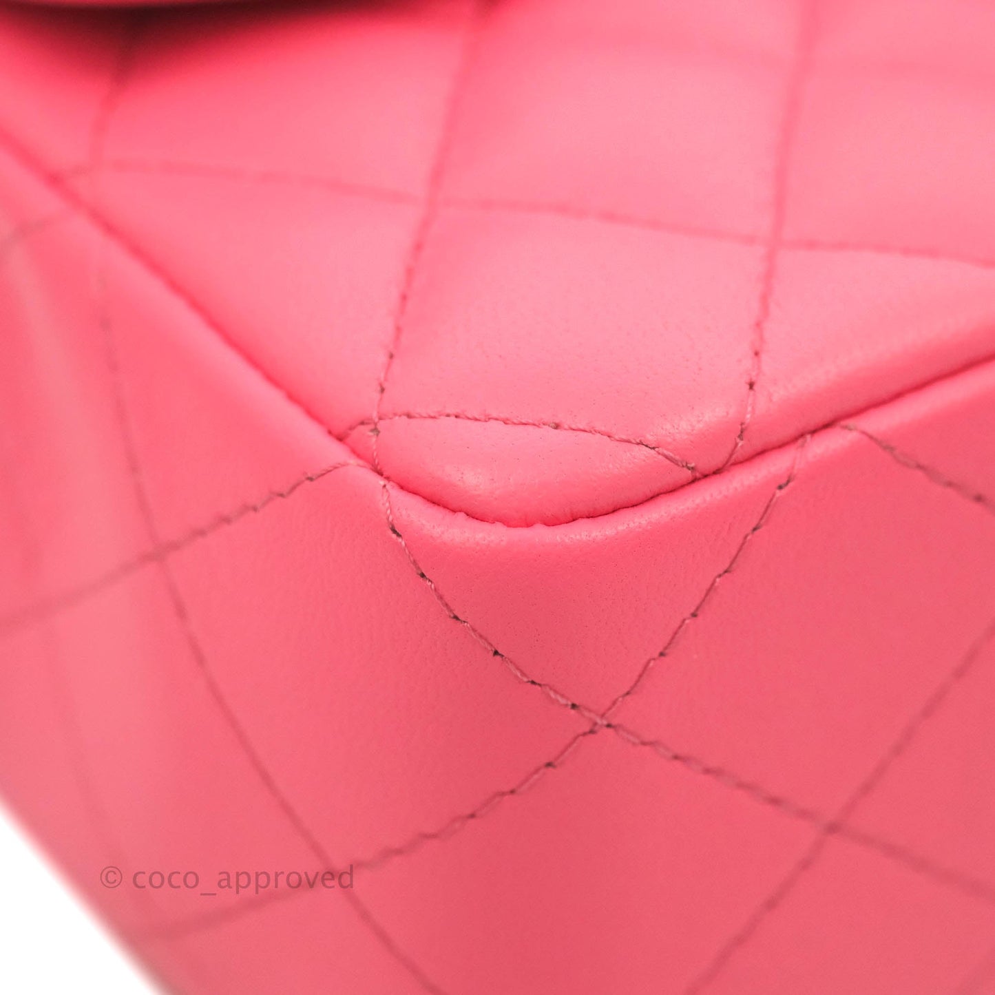 Chanel Quilted Mini Rectangular Flap Pink Lambskin Gold Hardware
