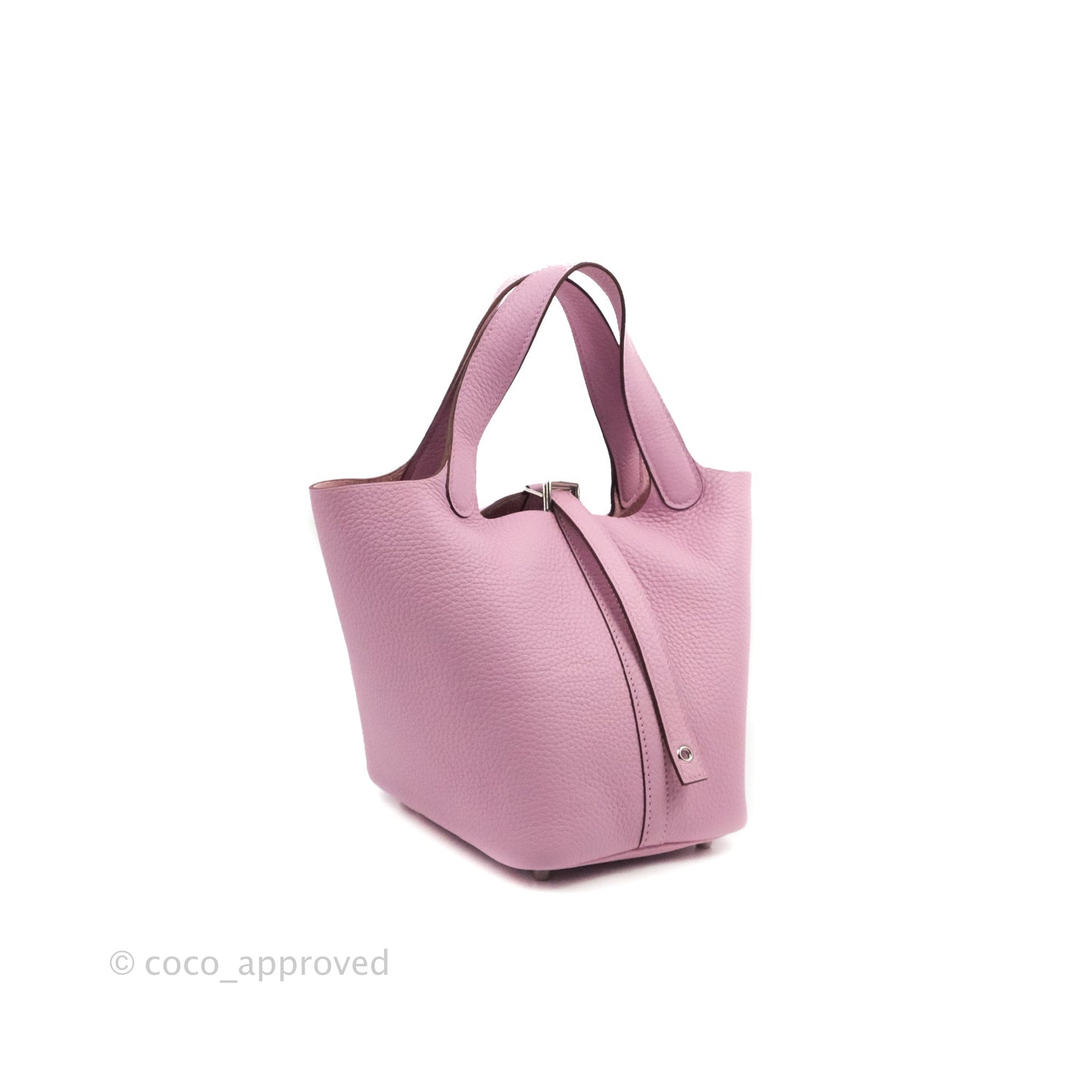 Hermès Picotin Lock 18 Mauve Sylvestre Taurillon Clemence Palladium Hardware
