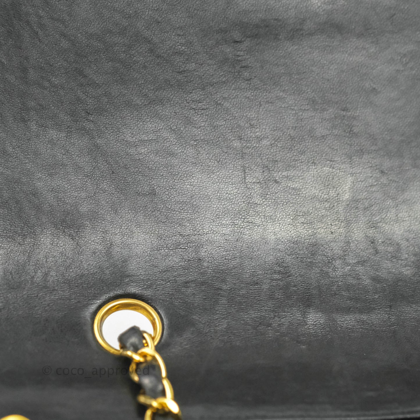 Chanel Vintage Small Classic Diana Flap Bag Black Lambskin 24K Gold Hardware