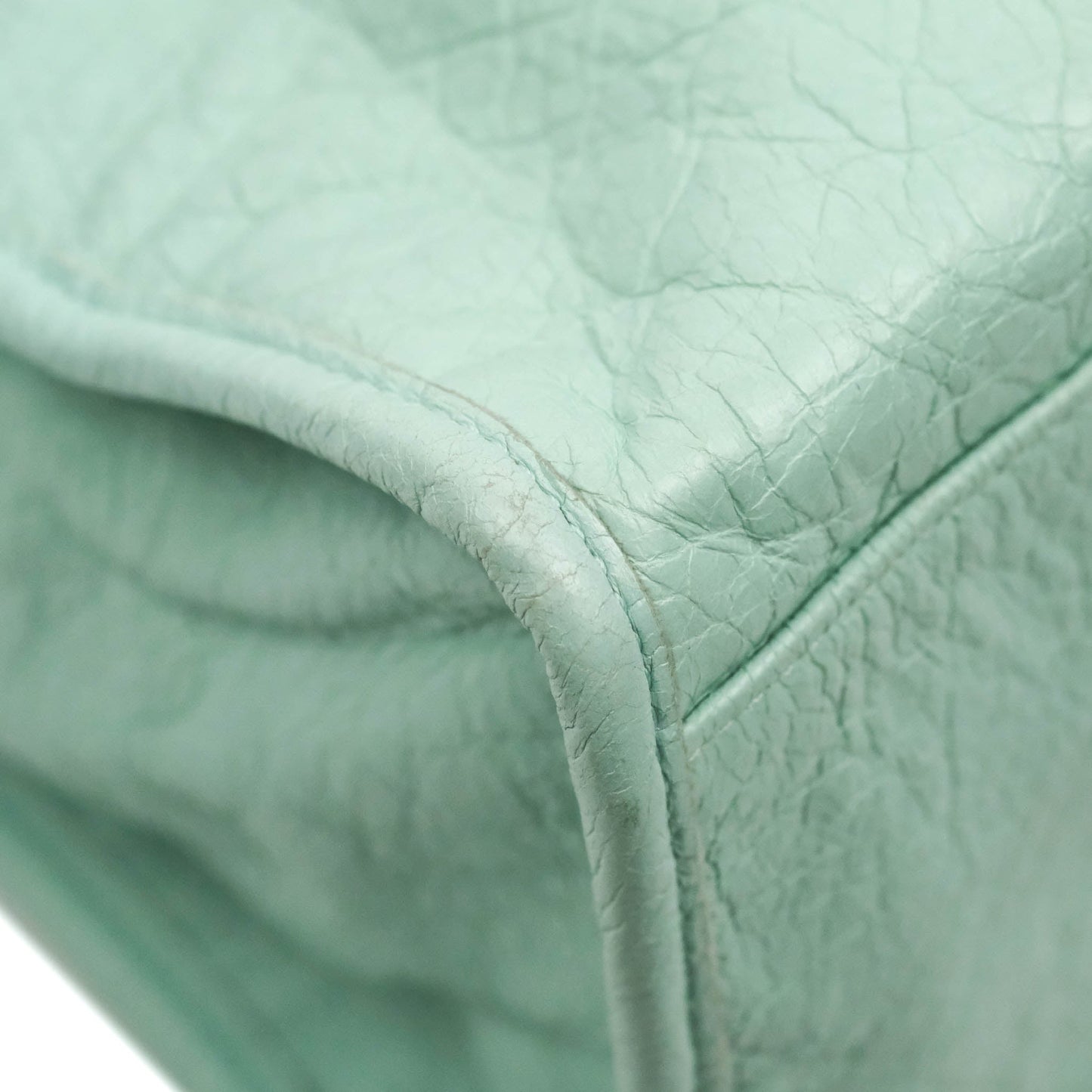 Balenciaga Classic City Bag Tiffany Blue Calfskin Silver Hardware