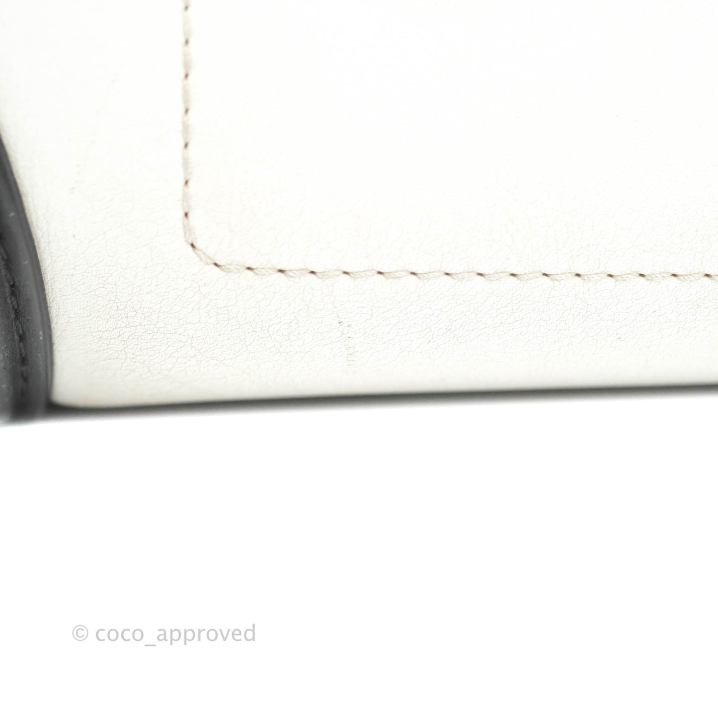 Celine Mini Luggage Bag Black/White/Brown Calfskin