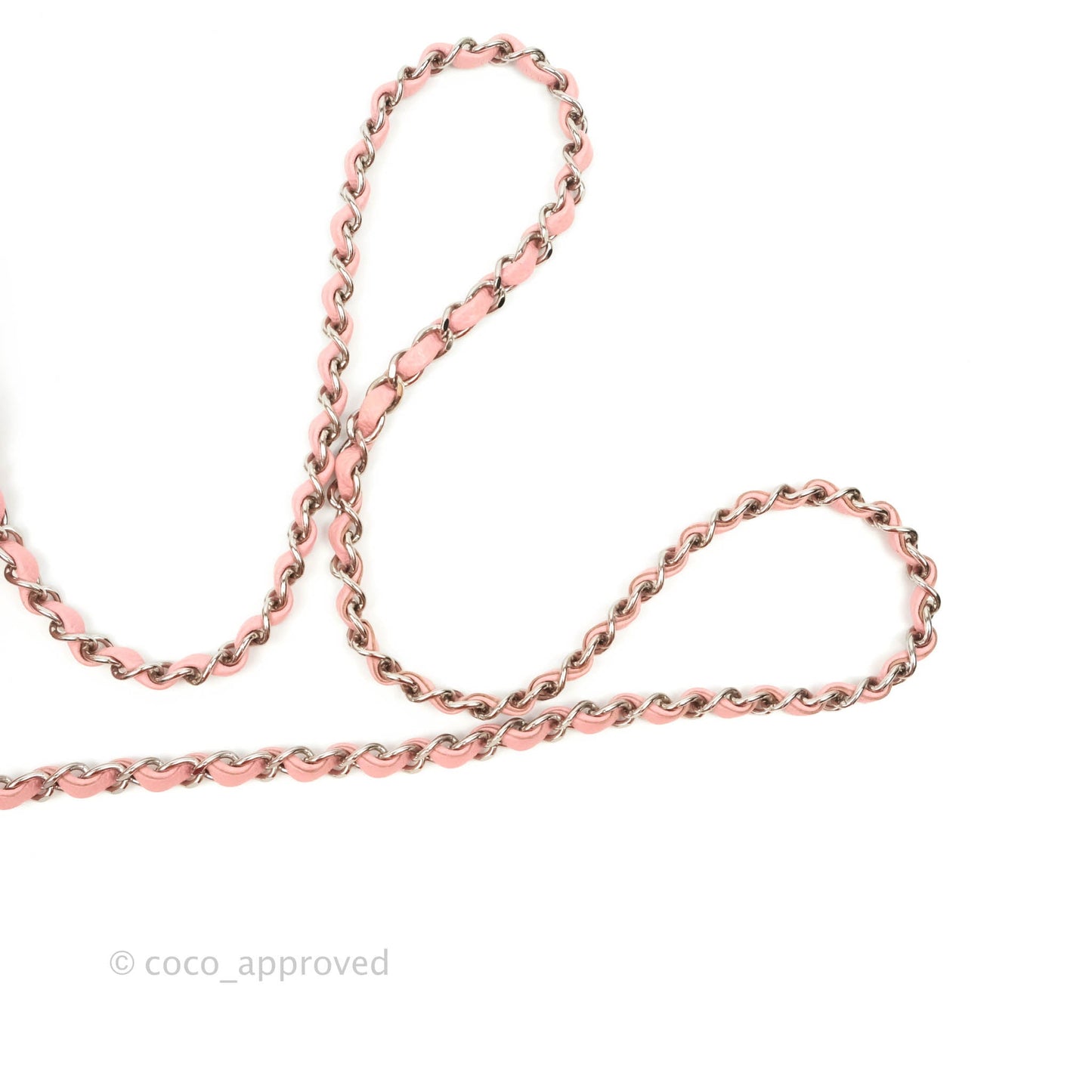 Chanel Quilted Vintage Mini Square Flap Pink Caviar Silver Hardware