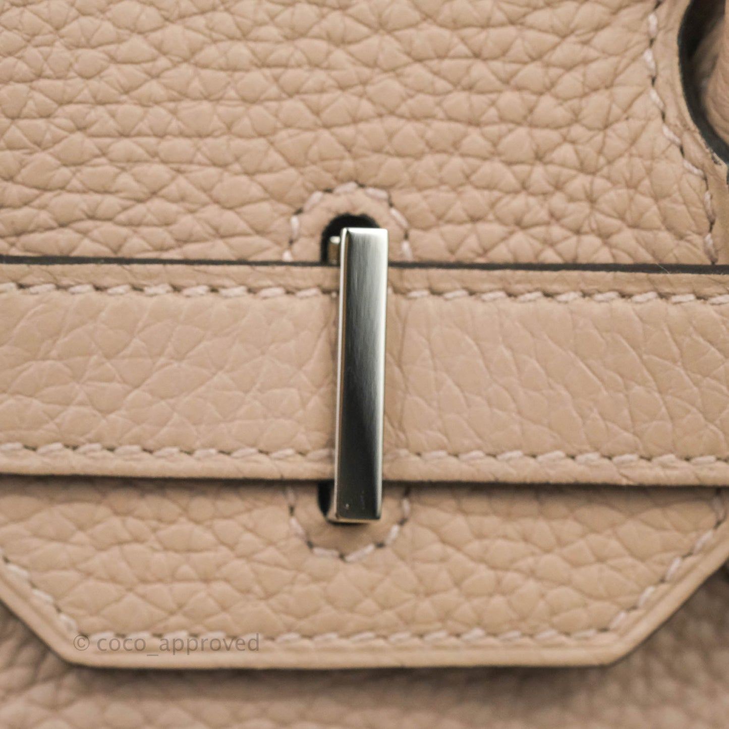 Hermès Birkin 30 Glycine Clemence Palladium Hardware