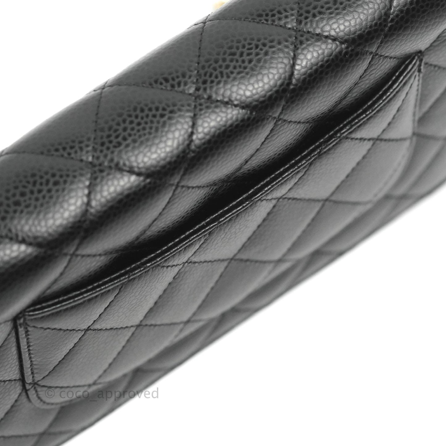 Chanel Quilted Wallet on Chain WOC Black Caviar Gold Hardware