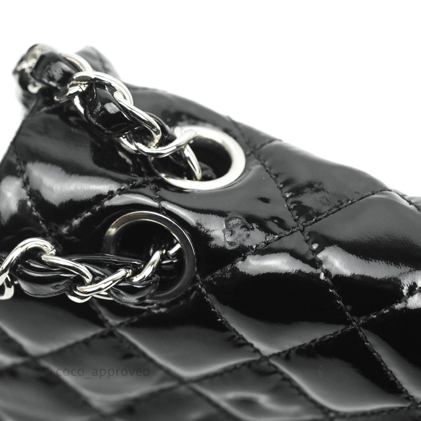 Chanel La Madrague Large Net Tote w Removable Patent Medium Flap
