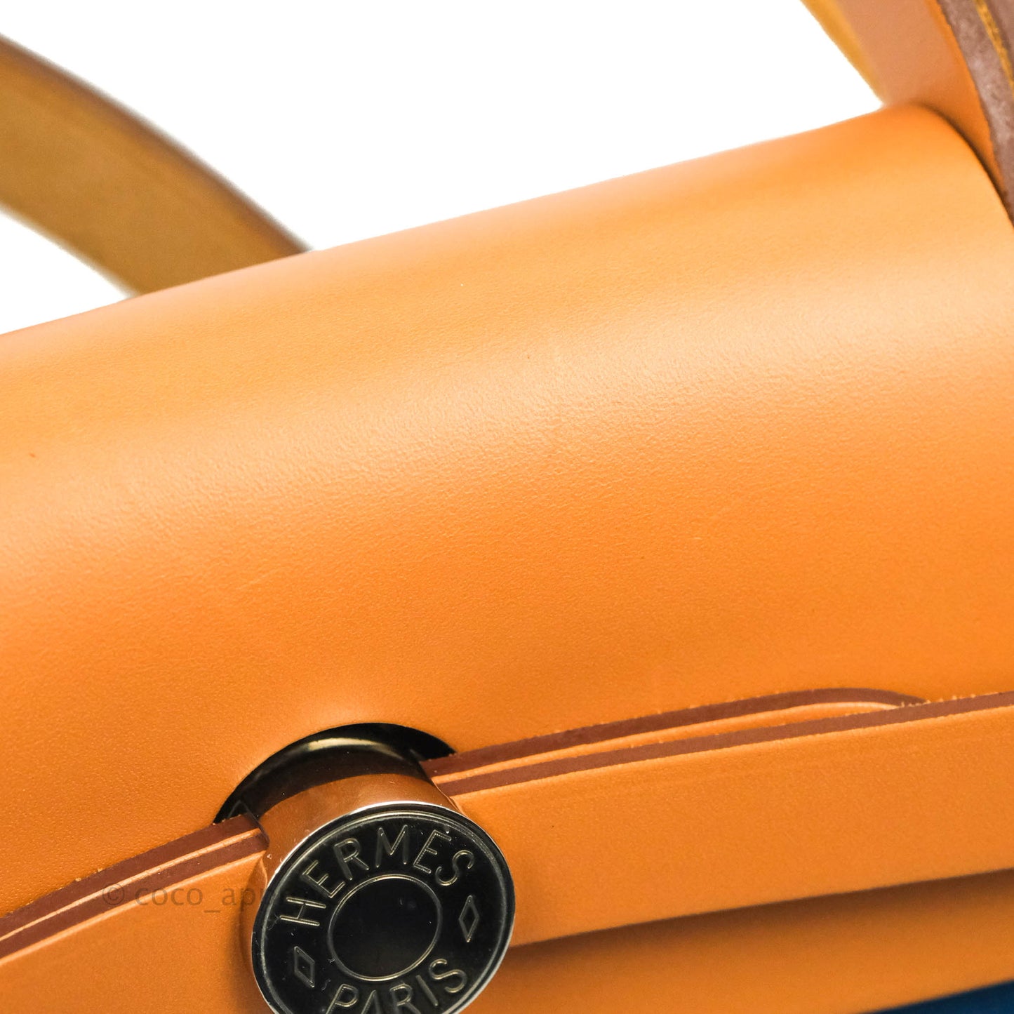 Hermès Herbag Zip 31 Outremer Nature Leather Palladium Hardware