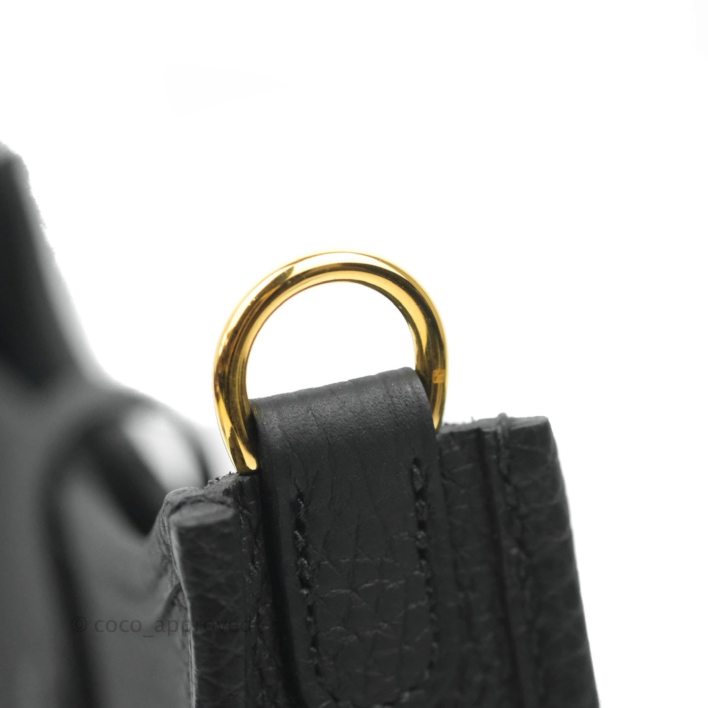Hermès Clemence Mini Evelyne TPM Black Gold Hardware