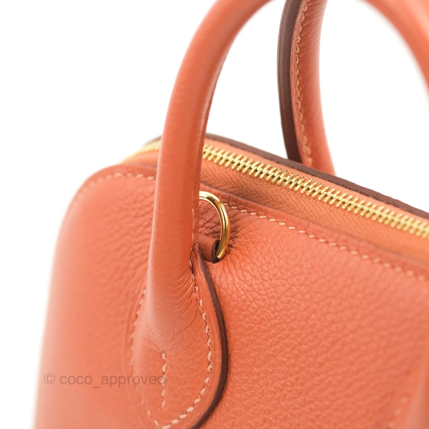 Hermès Bolide Mini 1923 Blush Rose Jaipur Gold Hardware