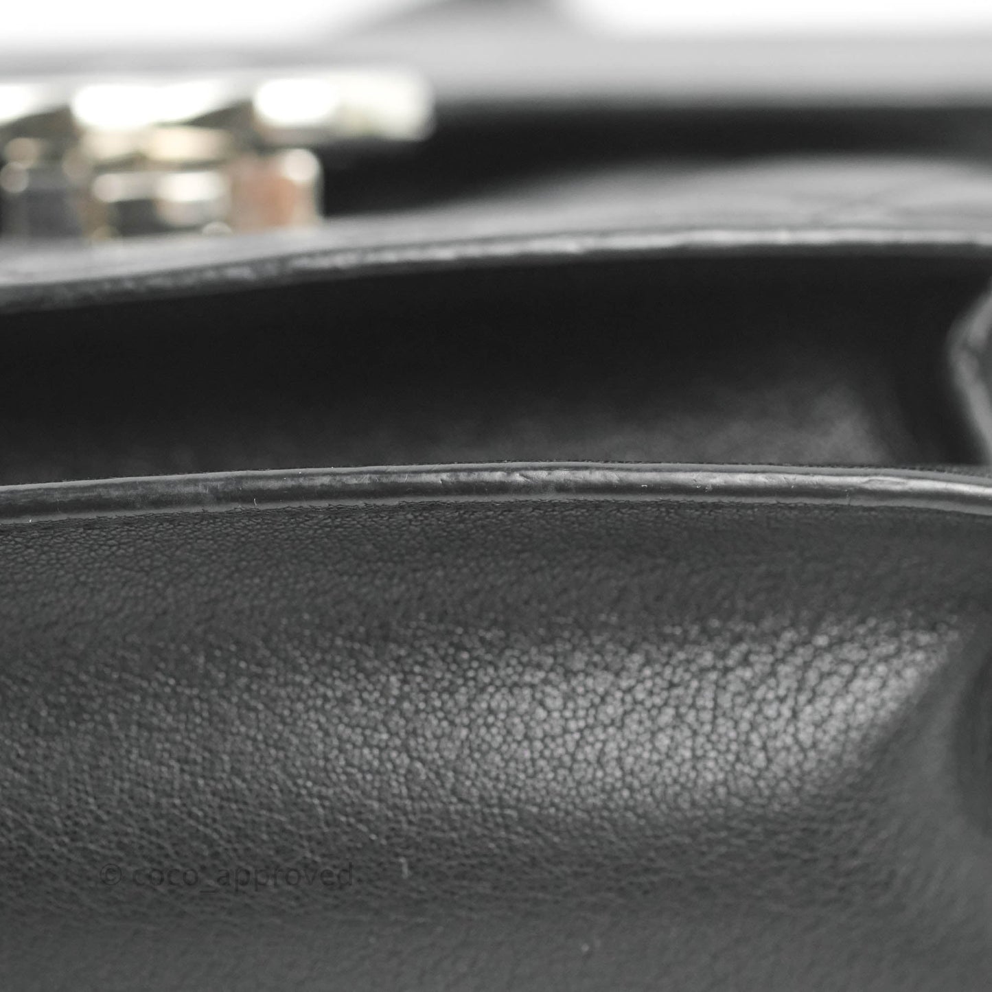 Chanel Quilted Mini Urban Companion Flap Black Calfskin Silver Hardware