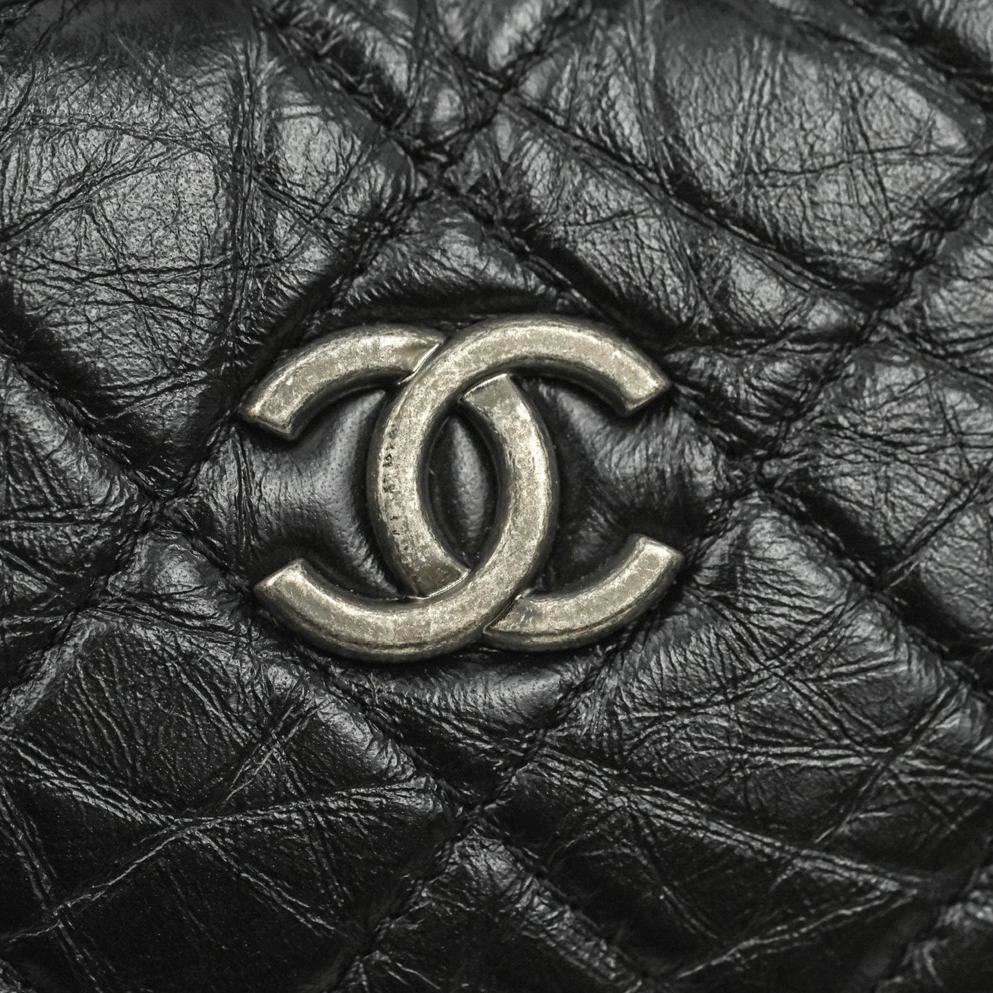 Chanel Small Gabrielle Backpack Black Aged Calfskin