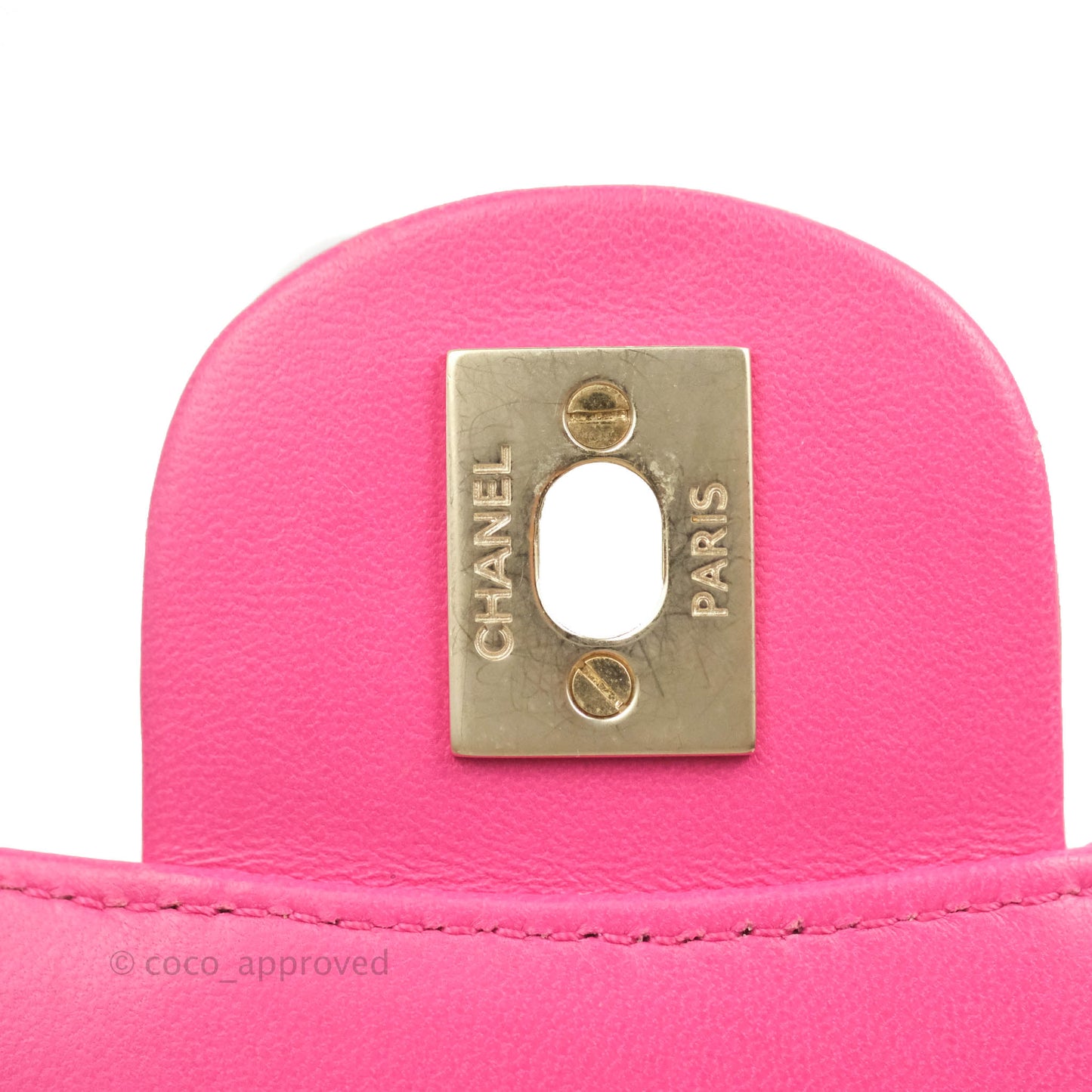 Chanel Quilted Small Flap Pink Lambskin Matte Gold Hardware