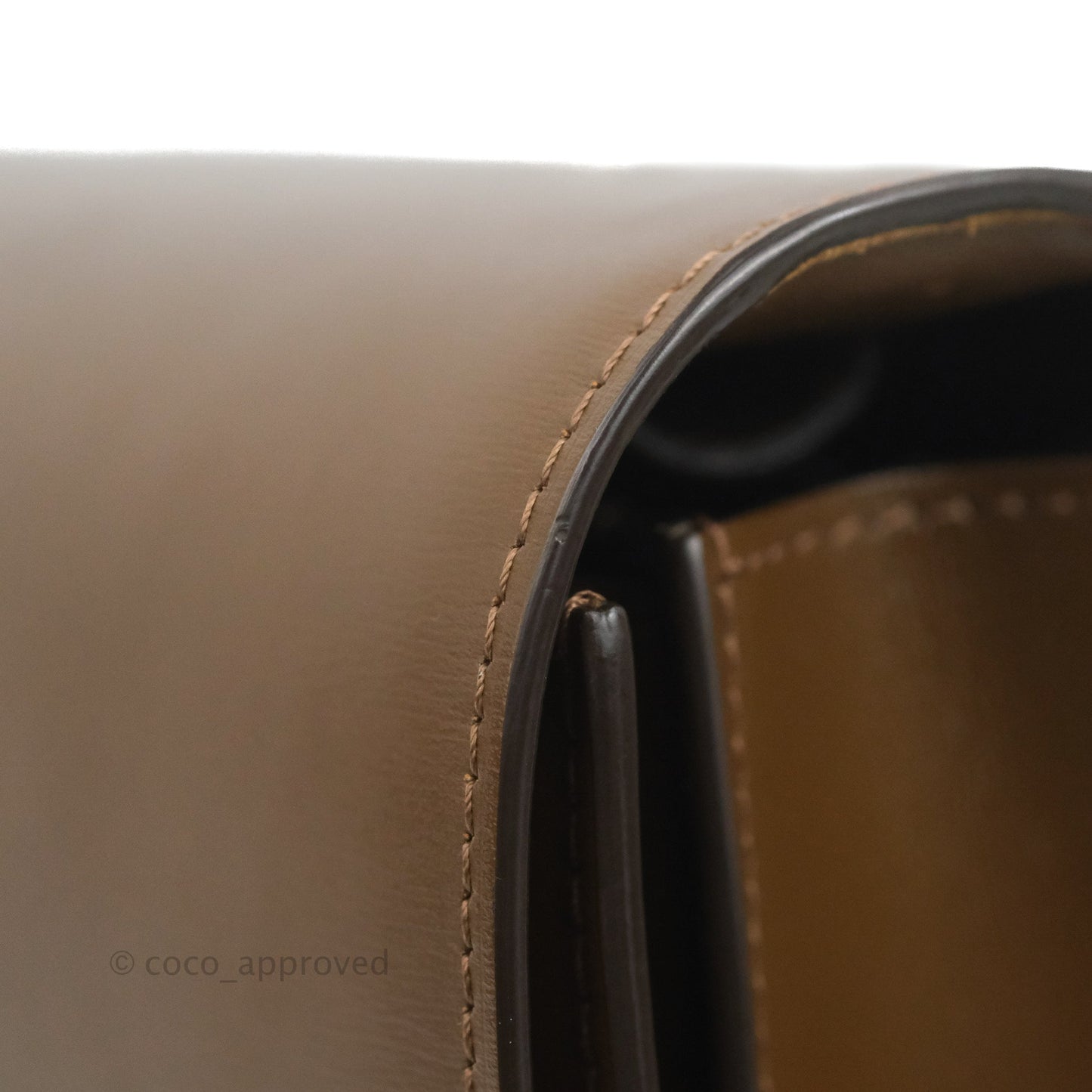 Celine Small Classic Box Flap Caramel Calfskin