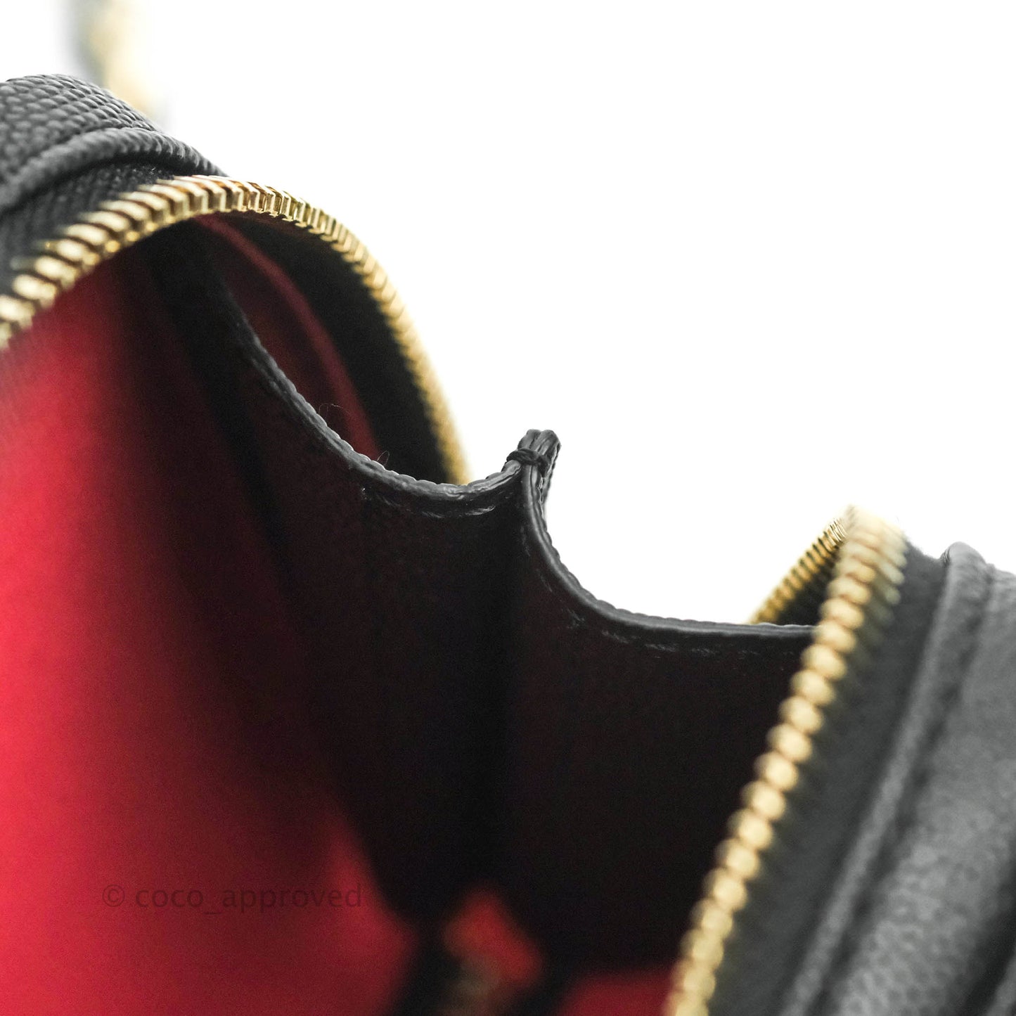 Chanel Quilted Small Like The Wallet Flap Black Caviar Light Gold Hardware 22C