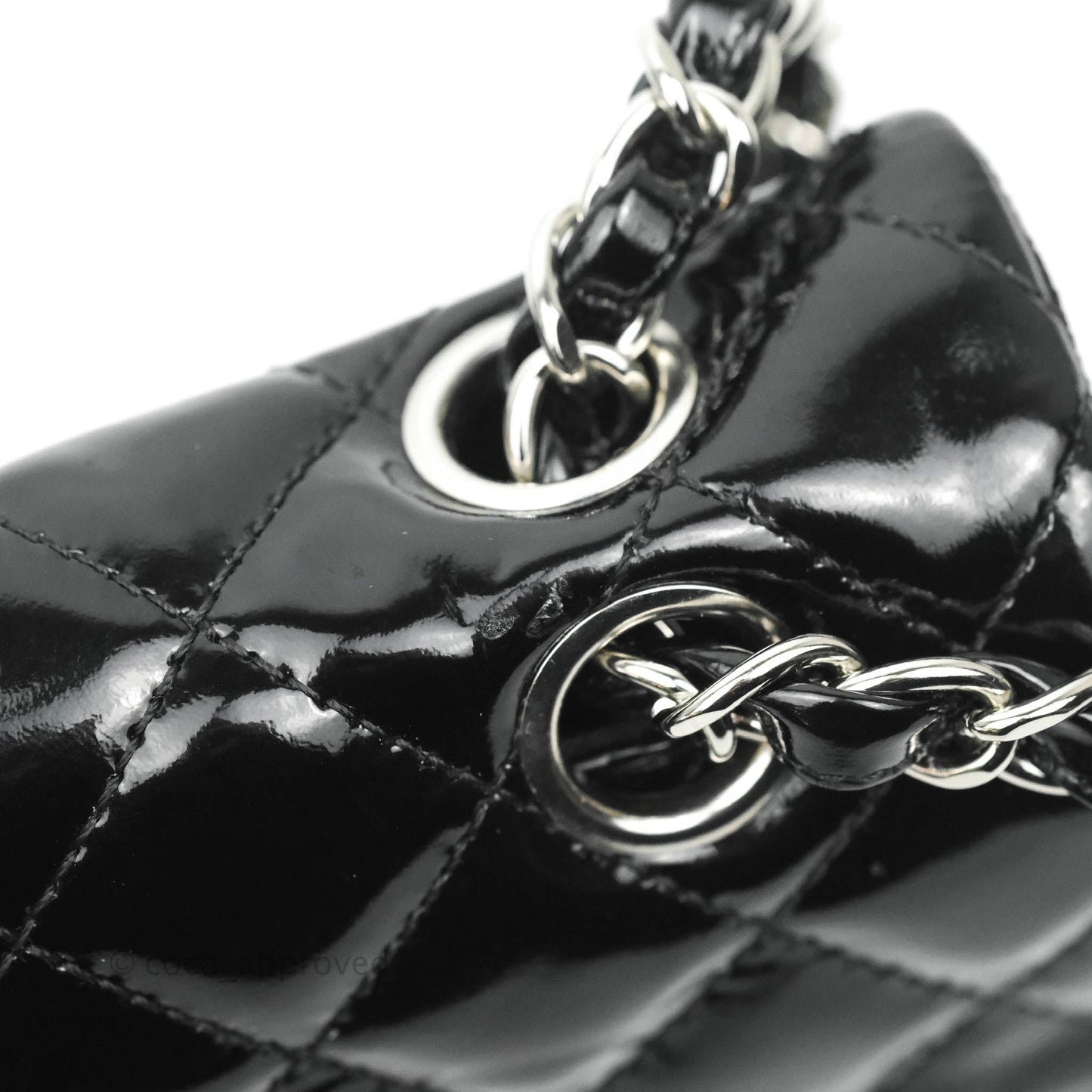 Chanel La Madrague Large Net Tote w Removable Patent Medium Flap