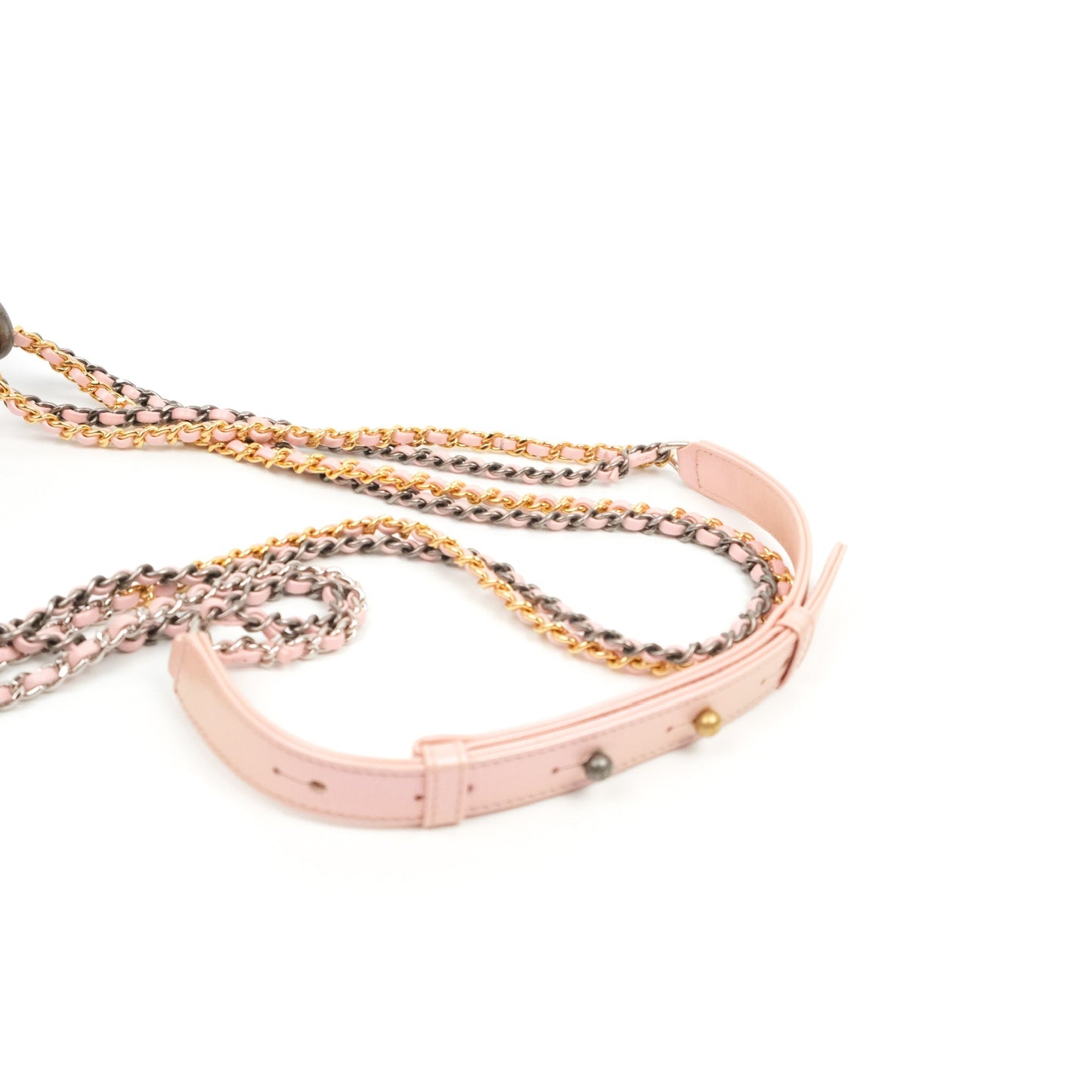 Chanel Small Gabrielle Hobo Iridescent Pink Aged Calfskin Mixed Hardware